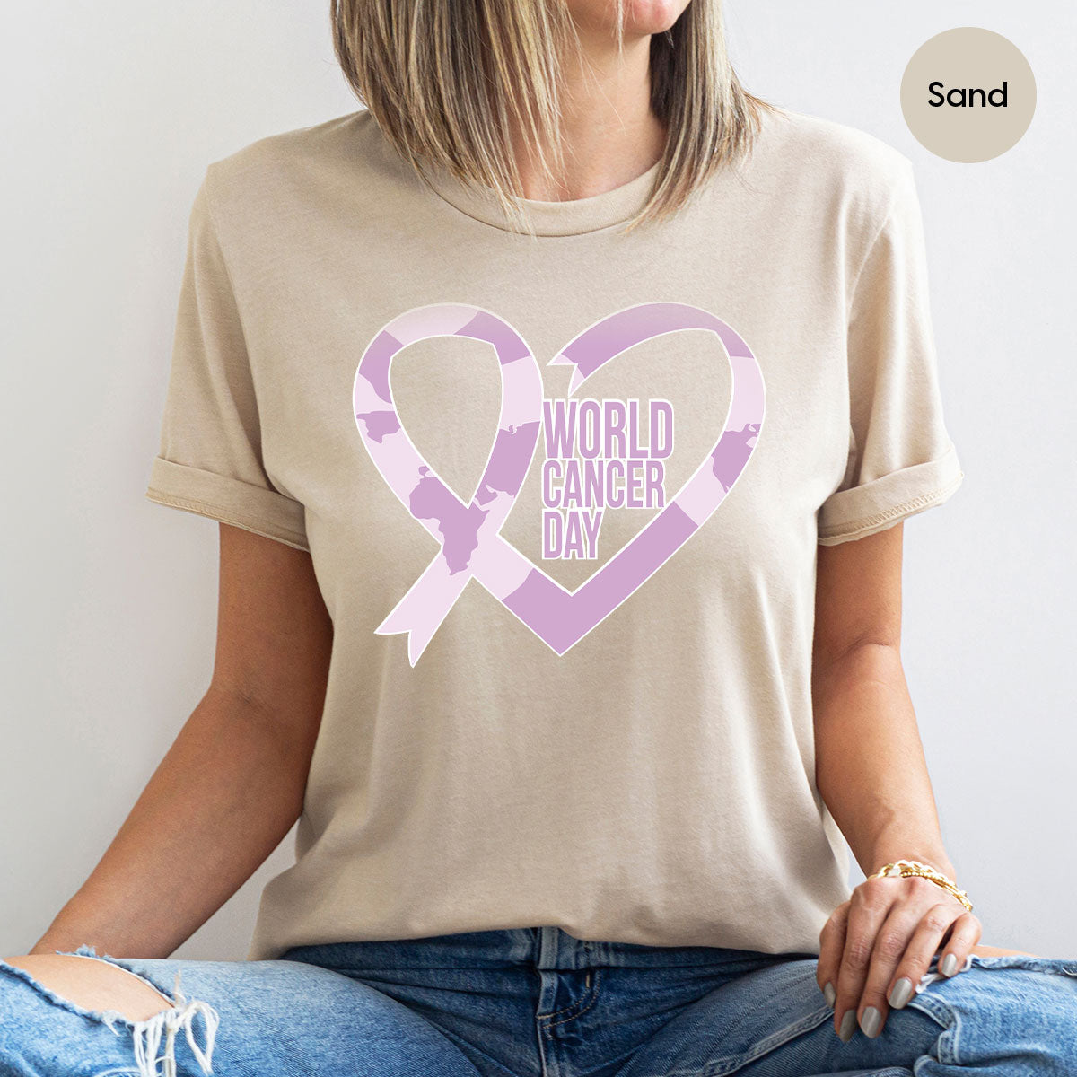 World Cancer Day Gift, Cancer Day T-Shirt, Cancer Day Support Shirt