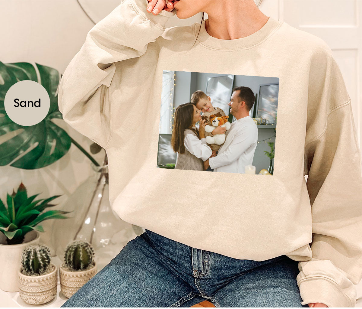 Custom Family T-Shirt, Customizable Photo Shirt, Baby Photo Tee, Family Custom Photo T-Shirt