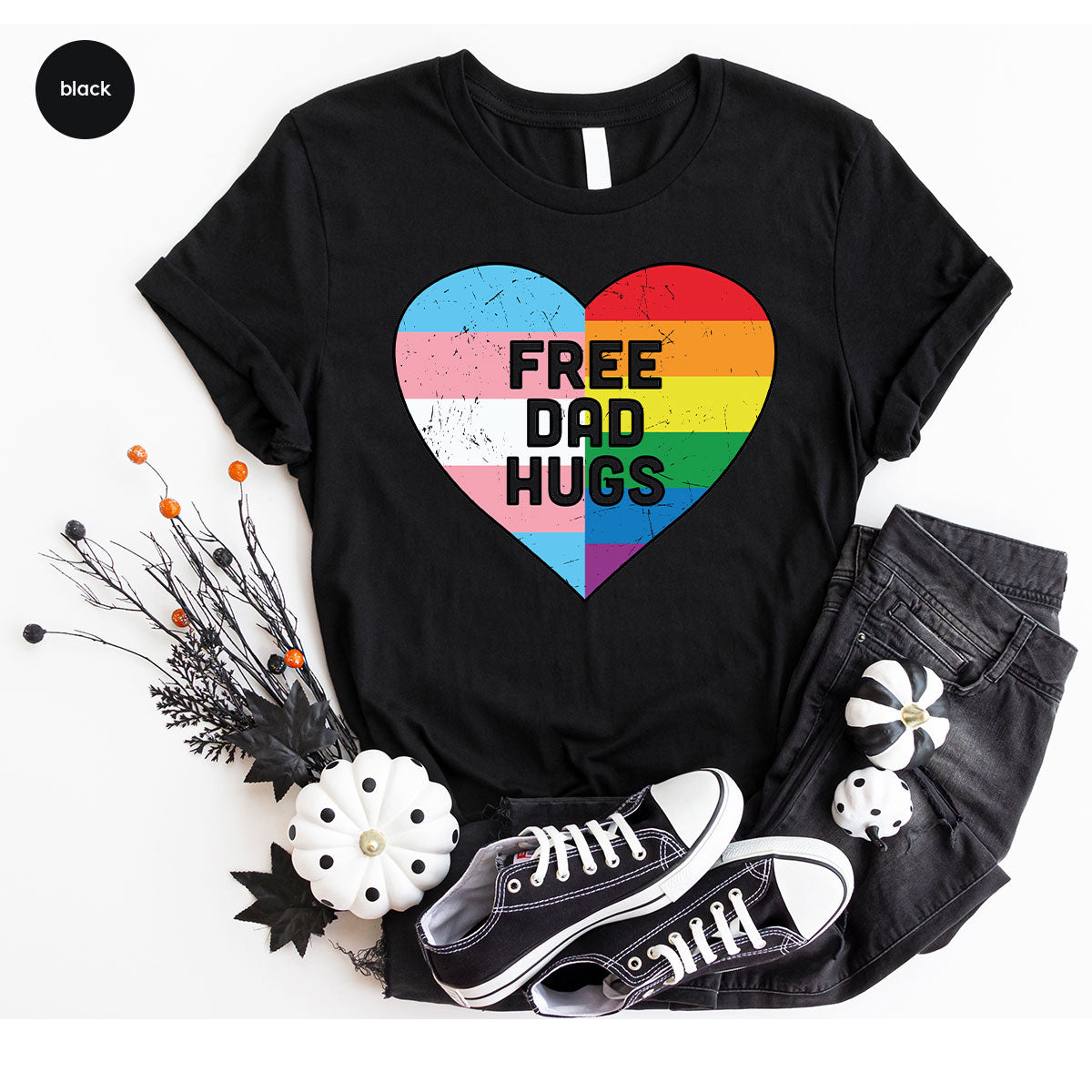 Free Dad Hugs Shirt, LGBT Shirt, LGBT Pride T-Shirt