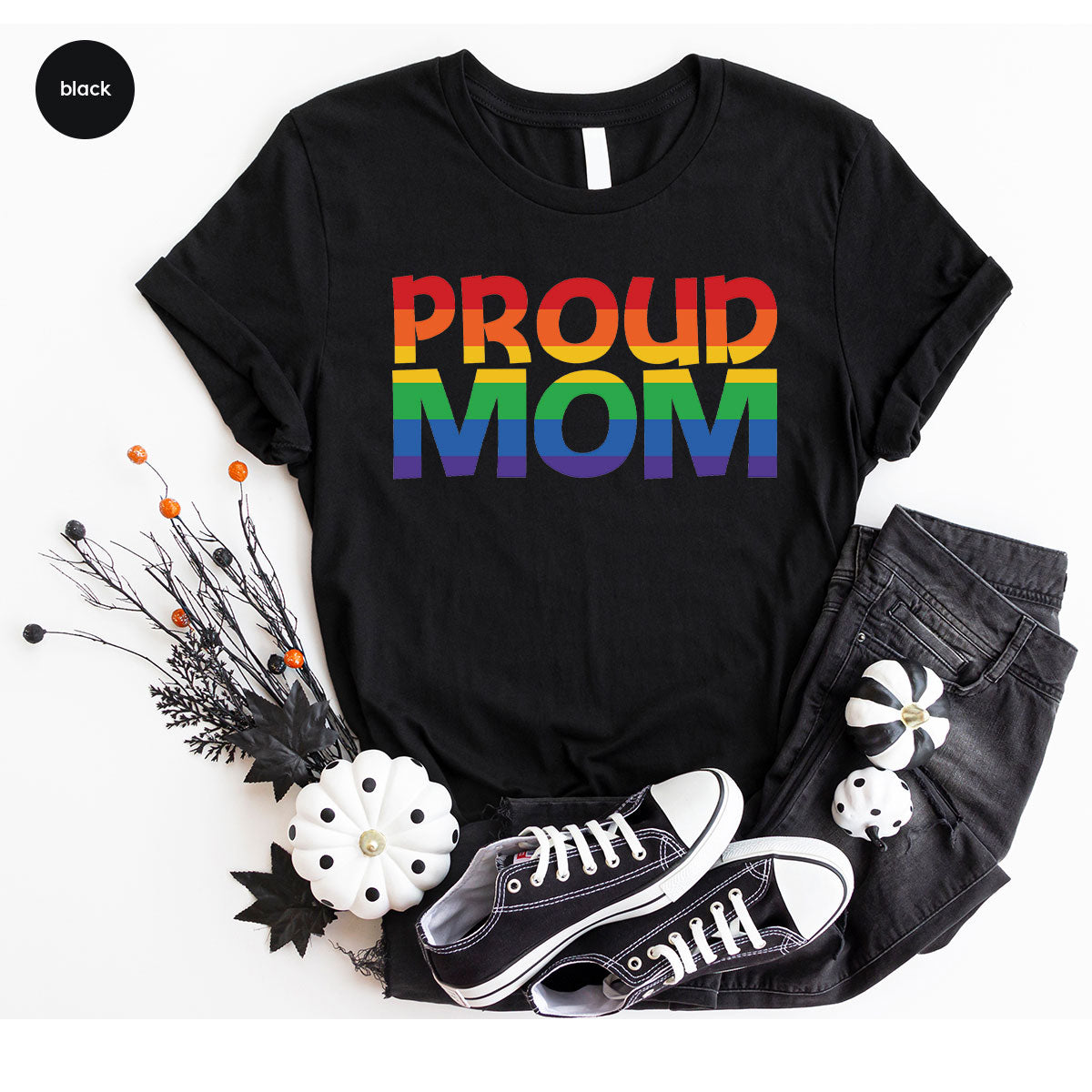 Proud Mom Shirt, LGBT Mom T-Shirt, LGBT Proud Tee