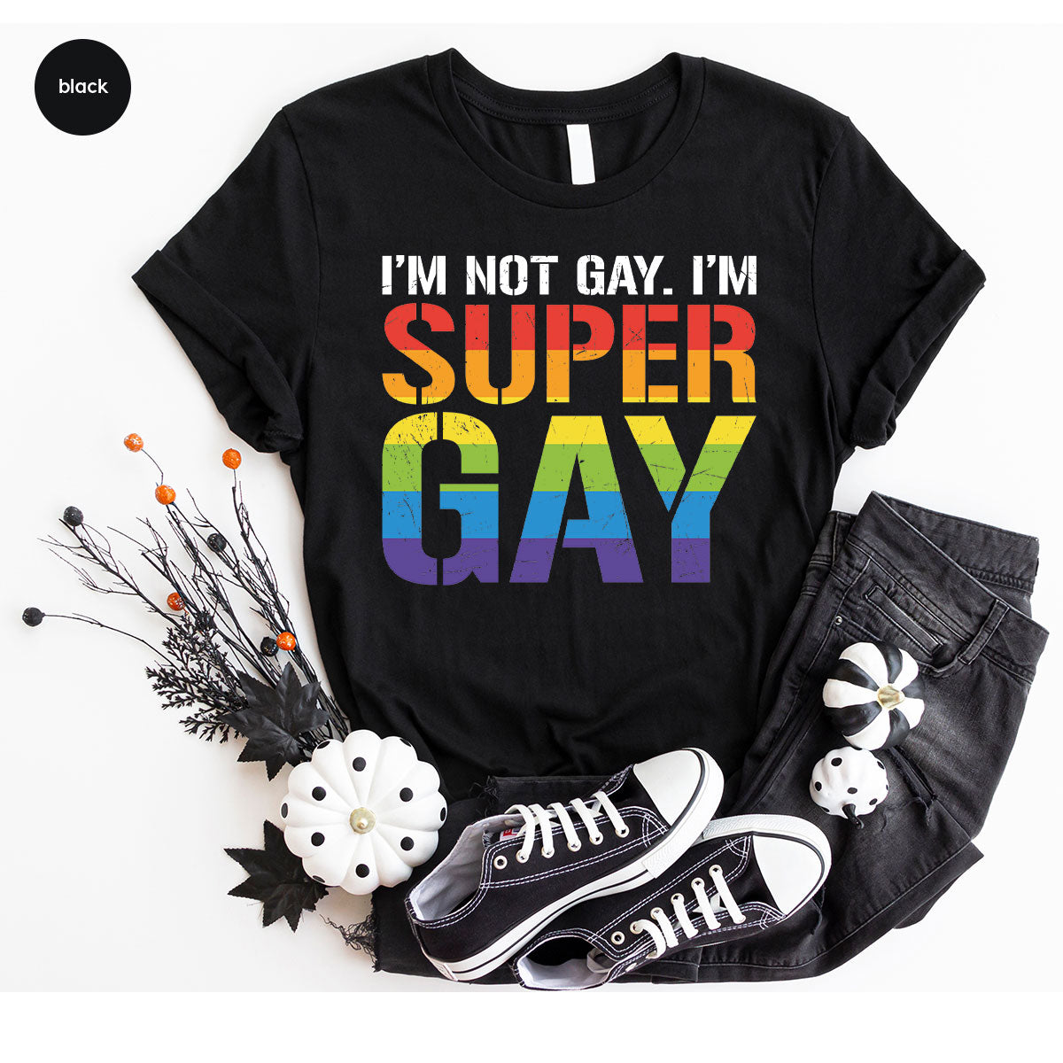 Super Gay Shirt, LGBT Power T-Shirt, Super Gay LGBT Tee