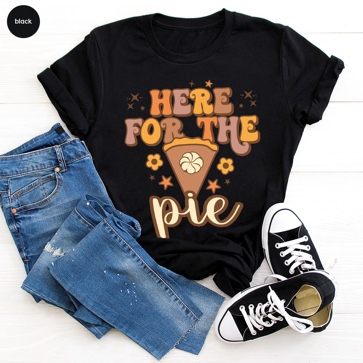 Here For The Pie Shirt, Funny Halloween Shirt, Cute Halloween Hoodie and Sweatshirt
