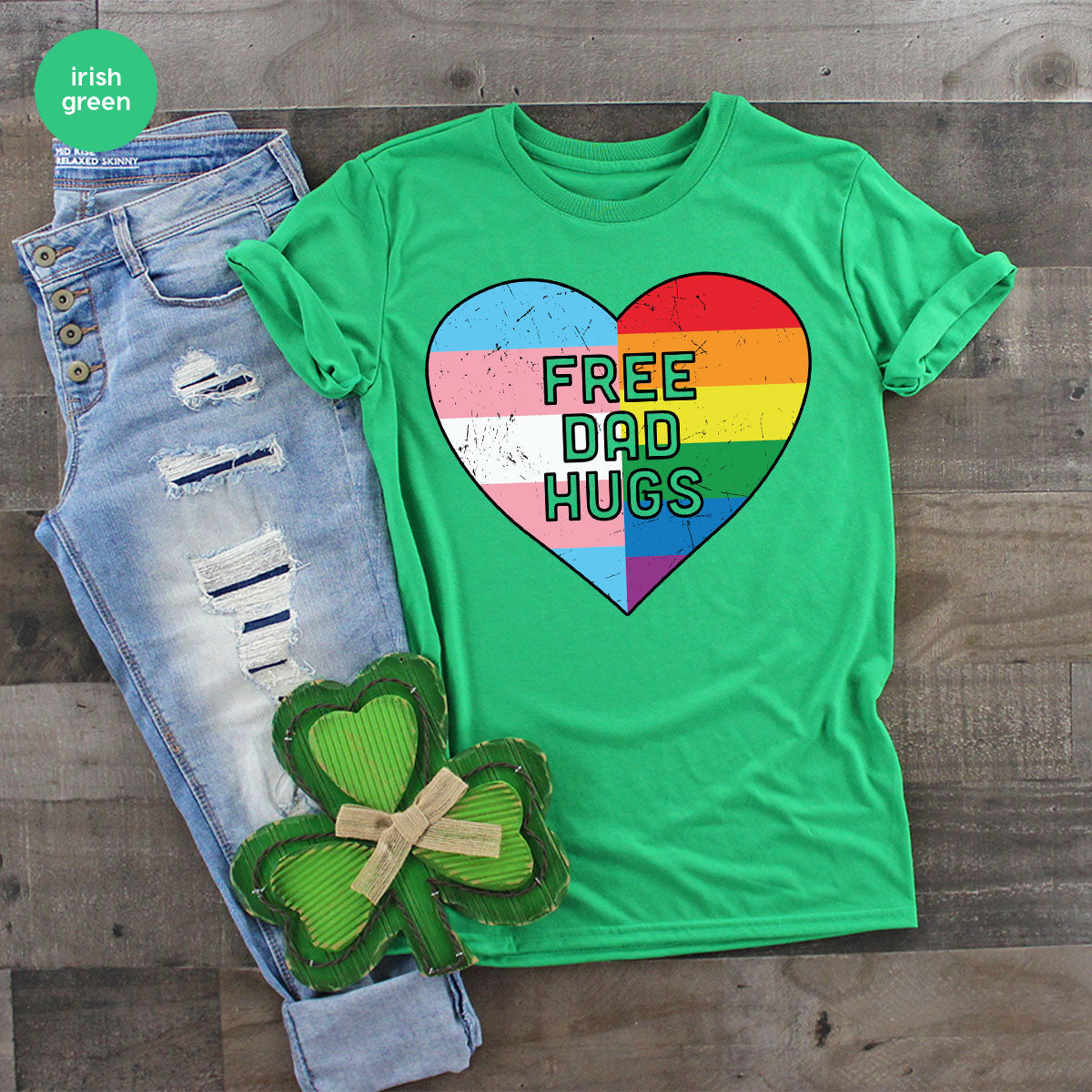 Free Dad Hugs Shirt, LGBT Shirt, LGBT Pride T-Shirt