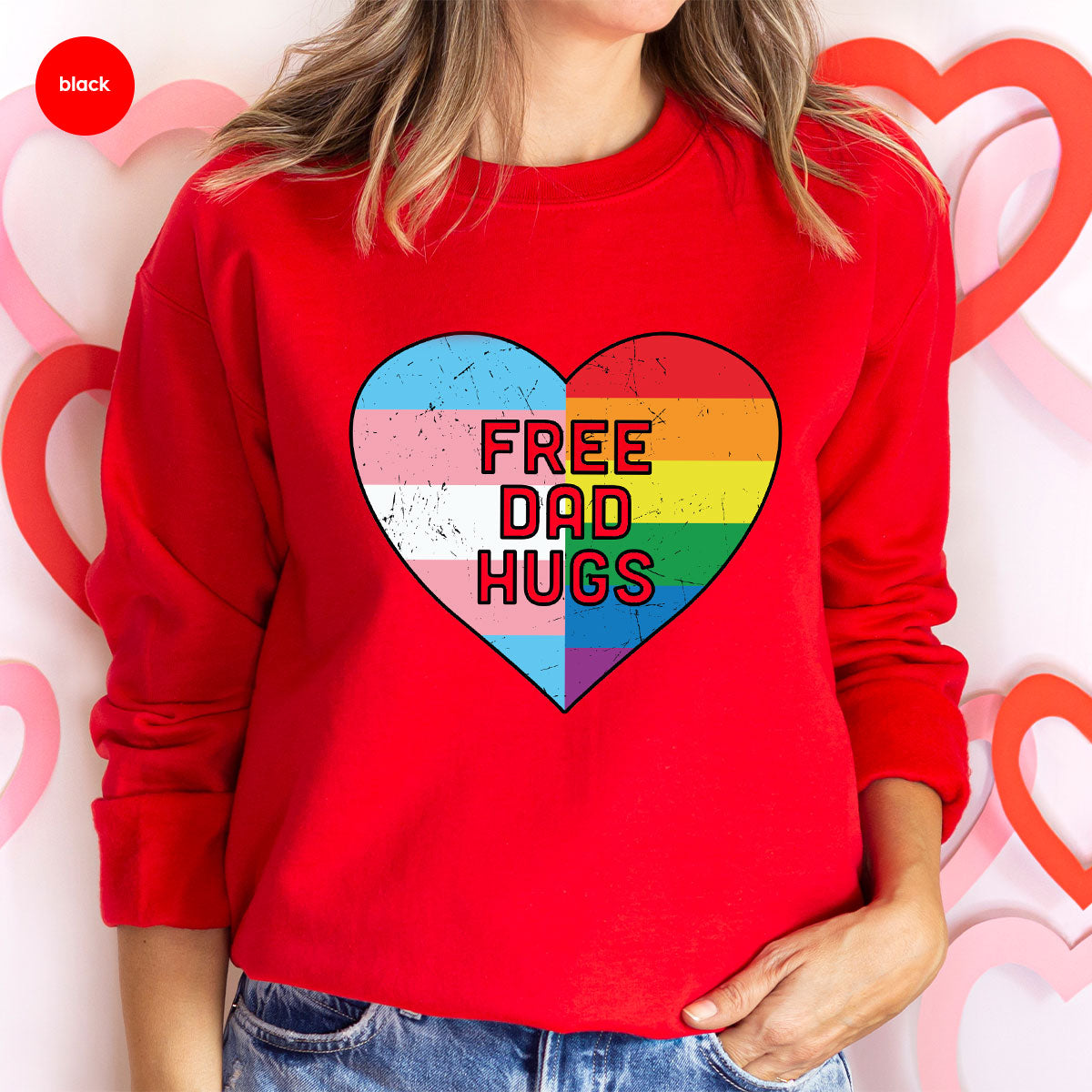 Free Dad Hugs Shirt, LGBT Shirt, LGBT Pride T-Shirt