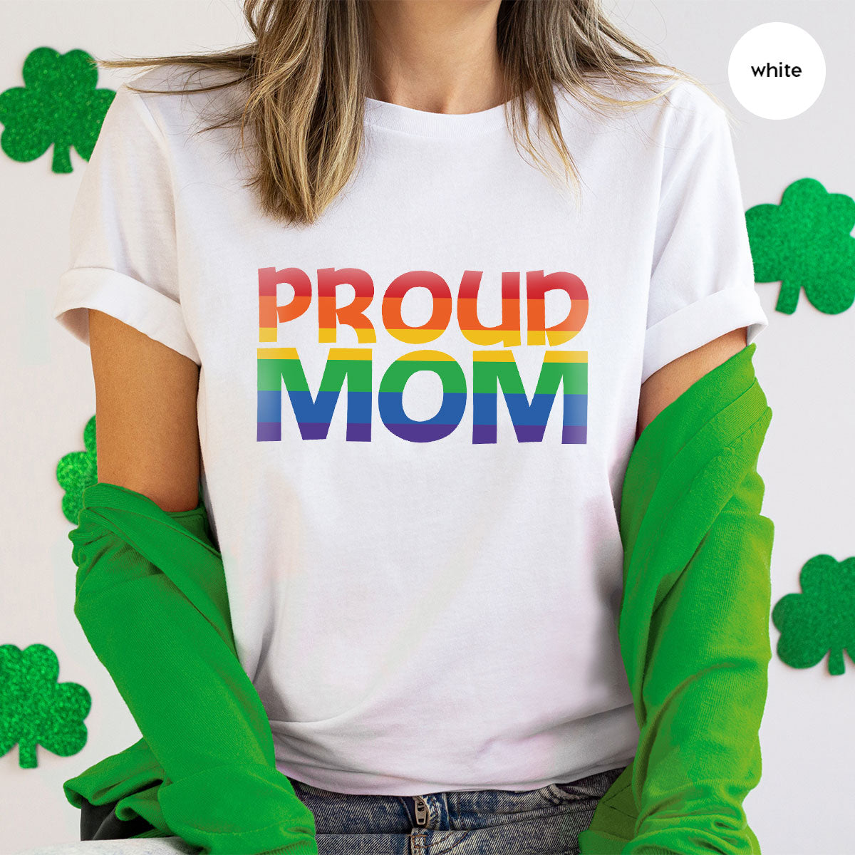 Proud Mom Shirt, LGBT Mom T-Shirt, LGBT Proud Tee