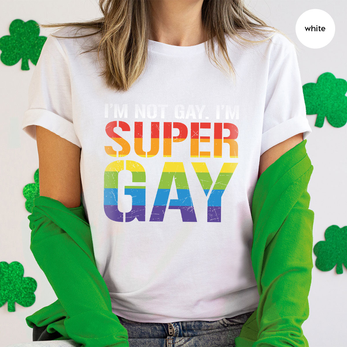 Super Gay Shirt, LGBT Power T-Shirt, Super Gay LGBT Tee