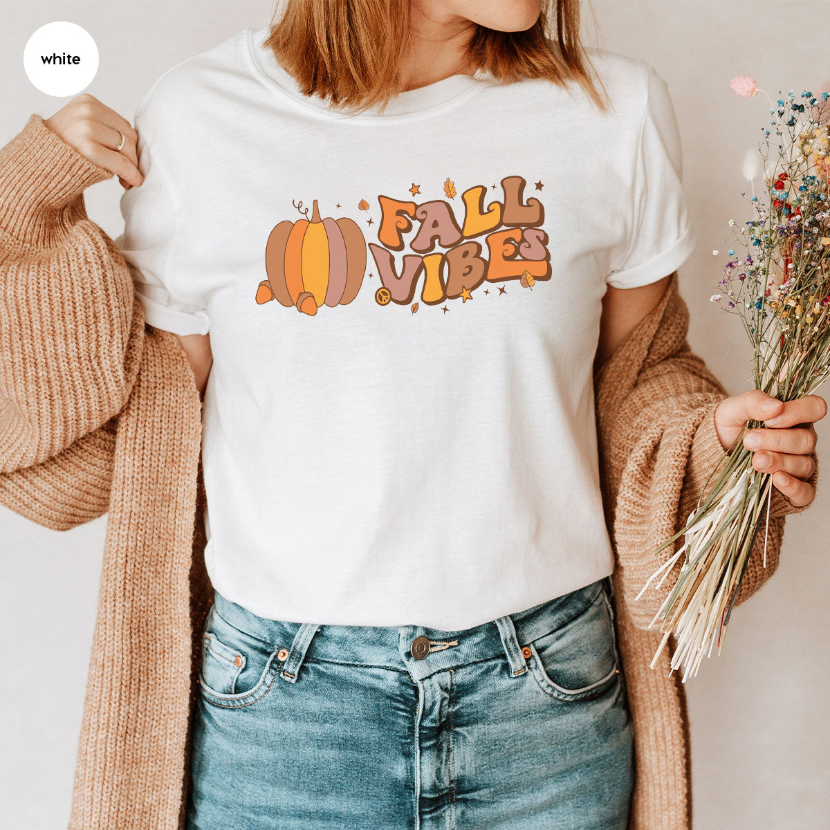 Fall Vibes Shirt, Thanksgiving 2022 Fall T-Shirt, 2022 Fall Tee