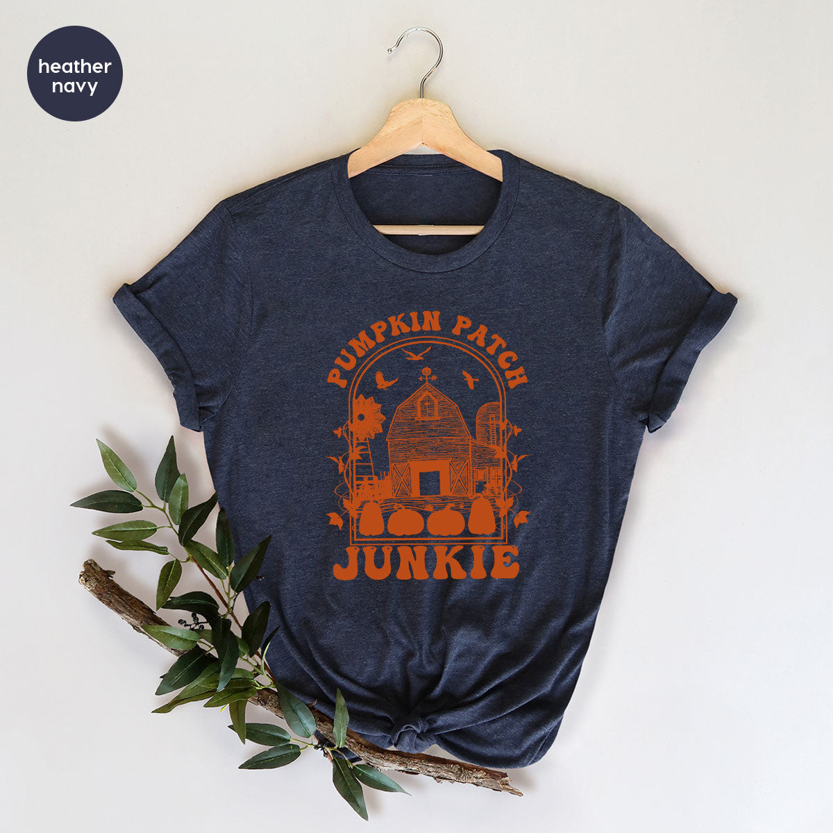 Junkie T-Shirt, Gift T-Shirt For Halloween, Pumpkin Halloween Shirt