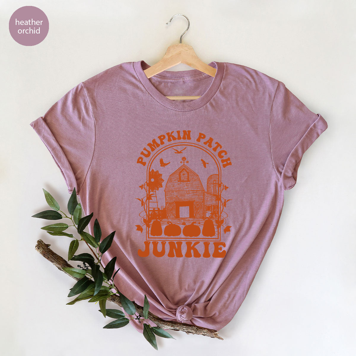 Junkie T-Shirt, Gift T-Shirt For Halloween, Pumpkin Halloween Shirt