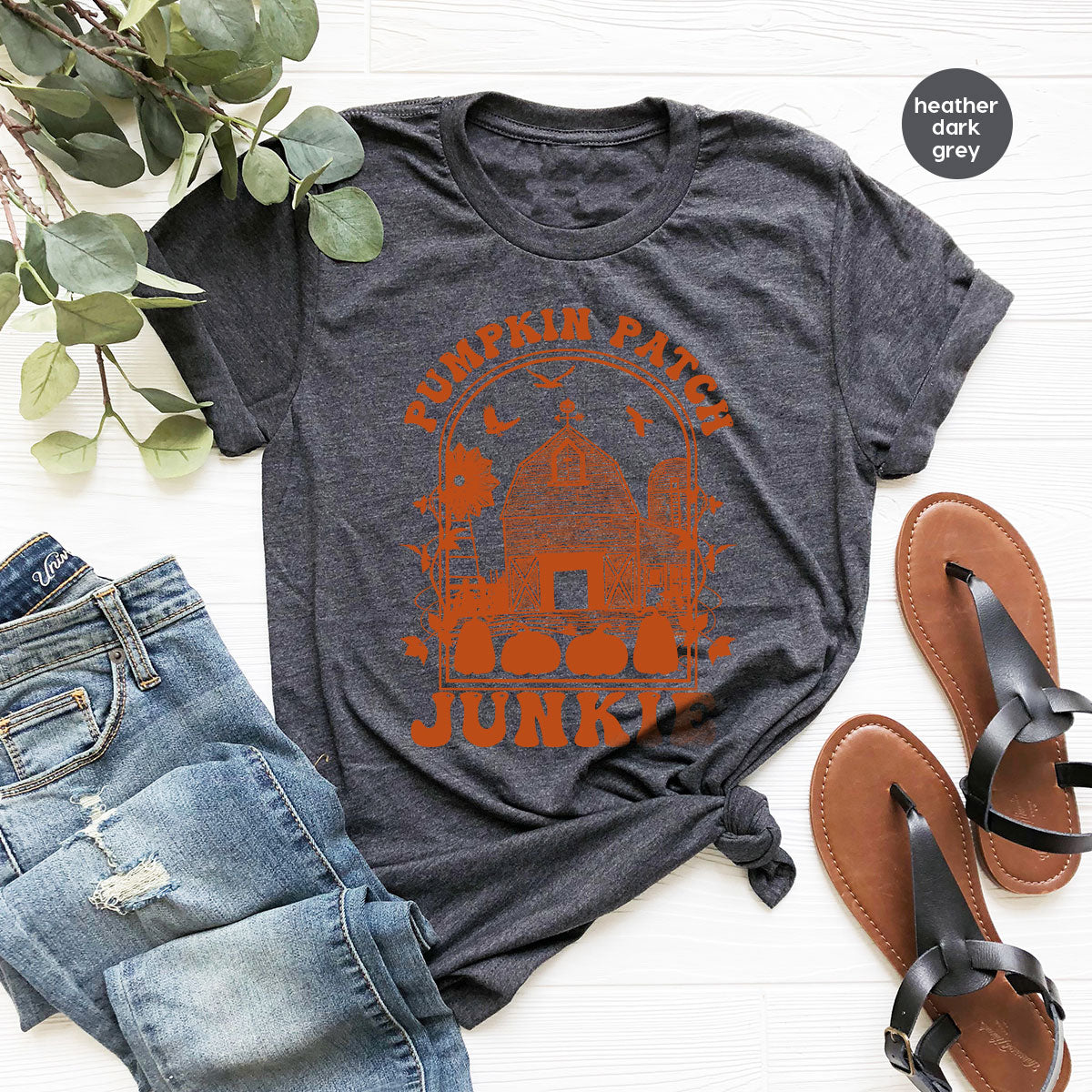 Junkie T-Shirt, Gift T-Shirt For Halloween, Pumpkin Halloween Shirt