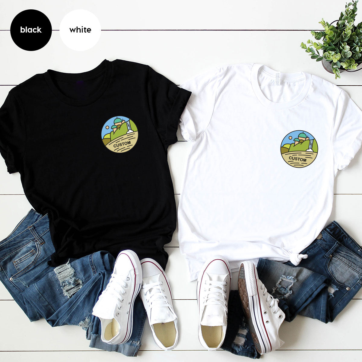 Customizable Planet Shirts, Custom Pocket Galaxy Tees, Personalized Gifts for Boyfriend, Planets Graphic Sweatshirt, Pocket Design TShirts