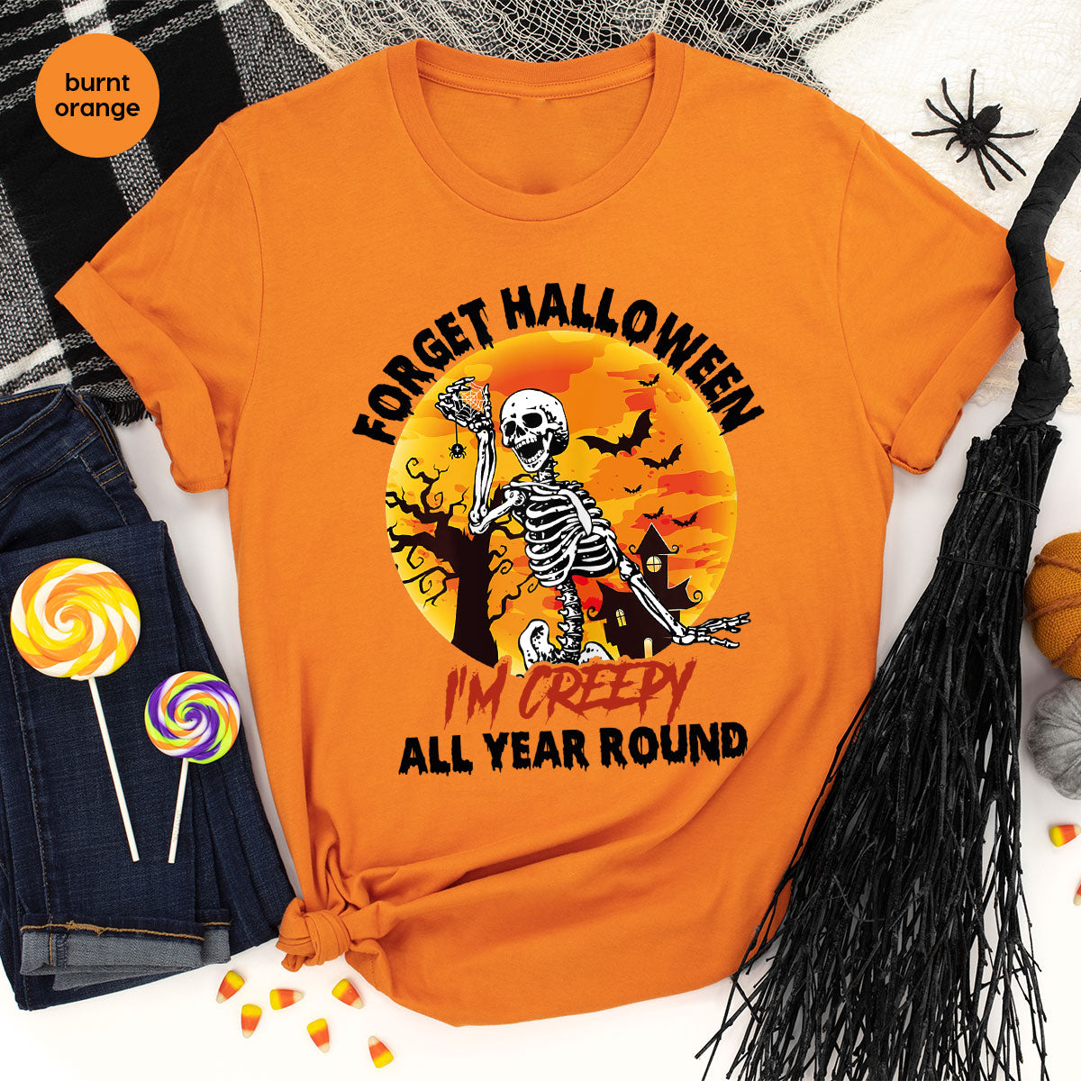 Halloween Creepy T-Shirt, Creepy Halloween Design, Creepy Halloween Tee