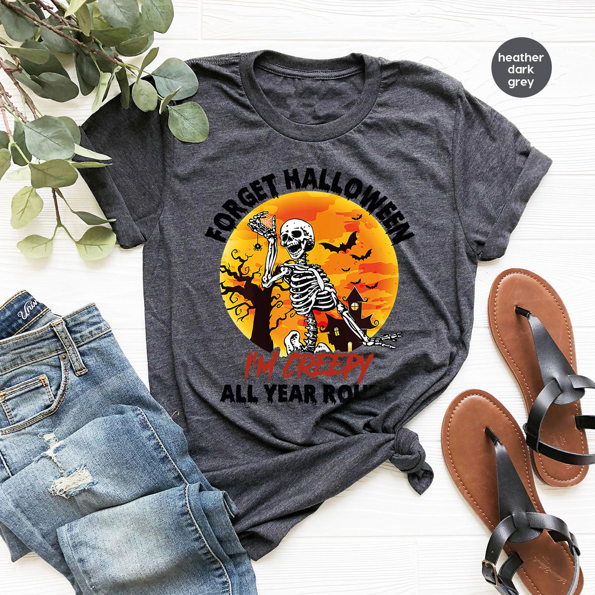Halloween Creepy T-Shirt, Creepy Halloween Design, Creepy Halloween Tee