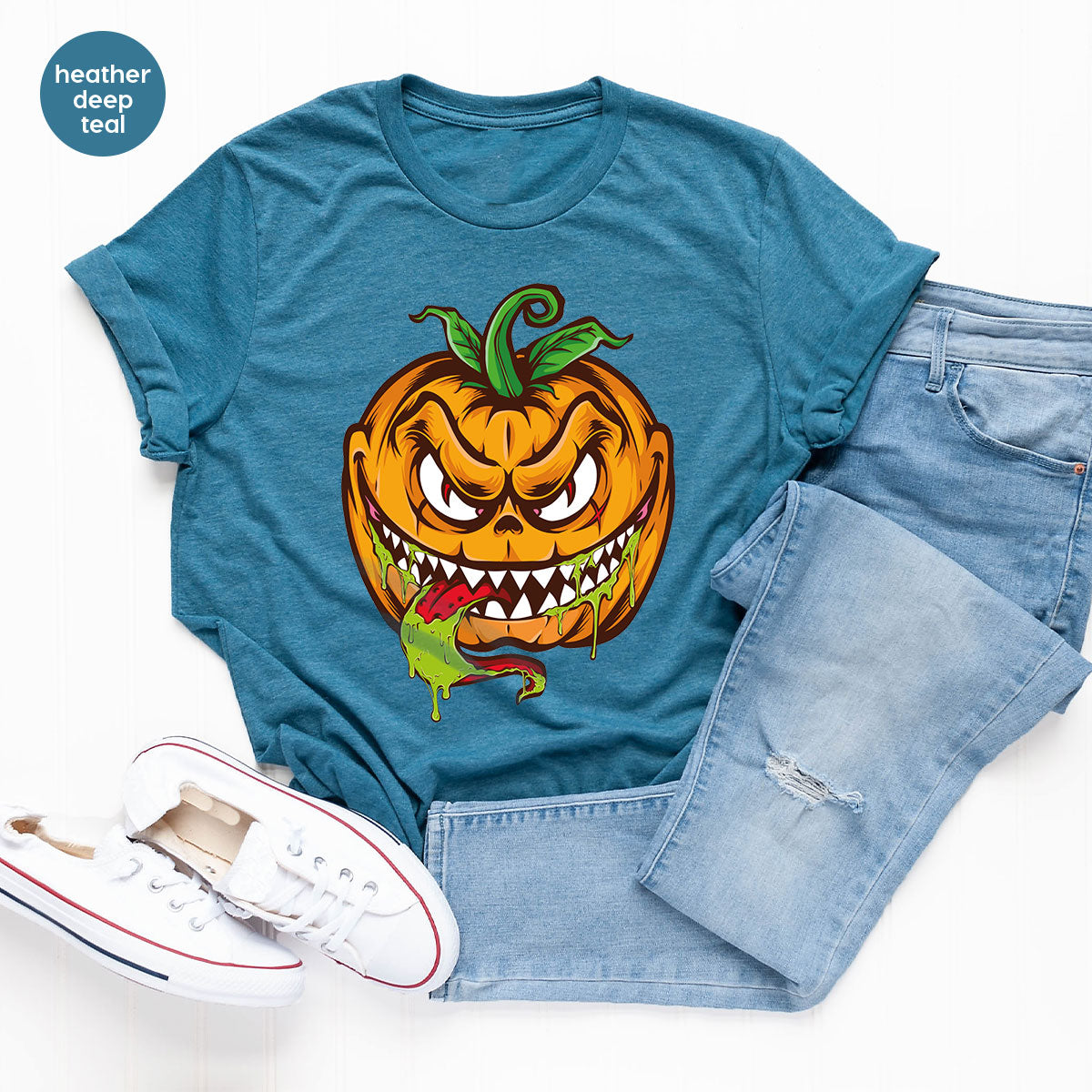 Pumpkin T-Shirt, Pumpkin T-Shirt Design For Men and Women, Halloween Gift