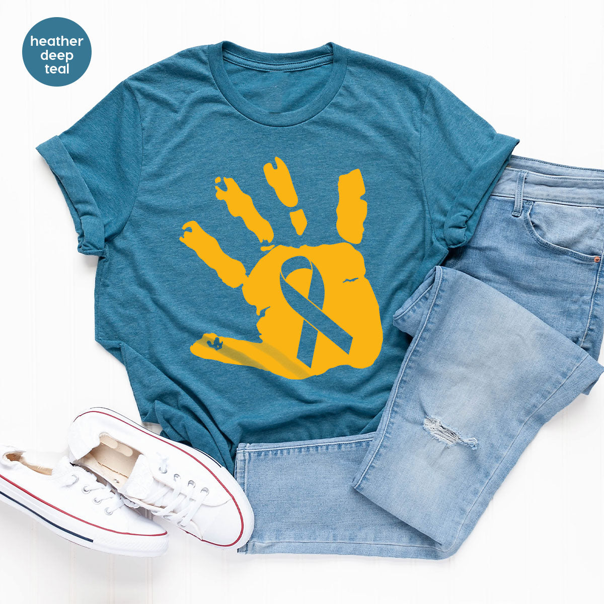 Childhood Cancer Shirt, Cancer Awareness Shirt, Mom of Cancer Warrior T-Shirt