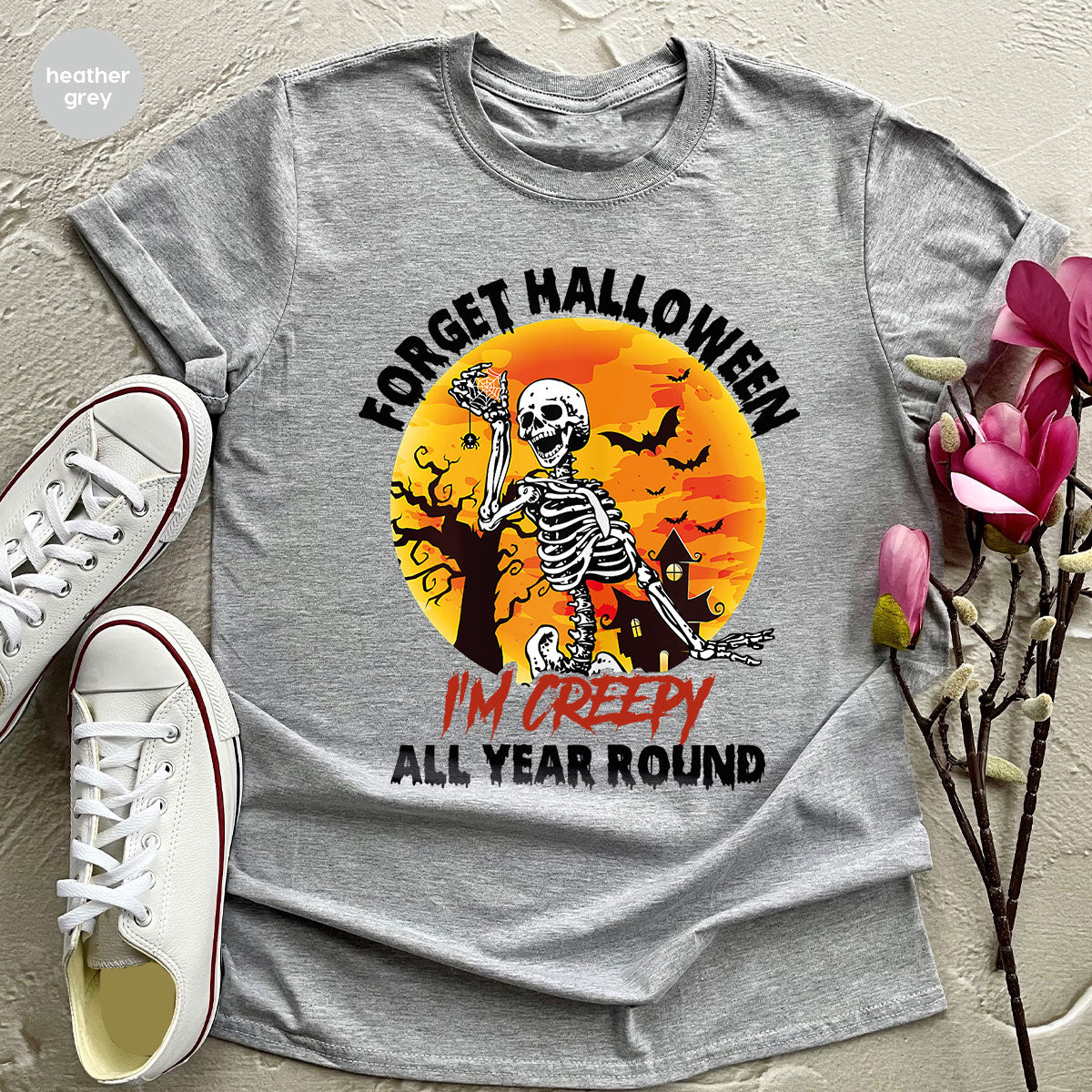Halloween Creepy T-Shirt, Creepy Halloween Design, Creepy Halloween Tee