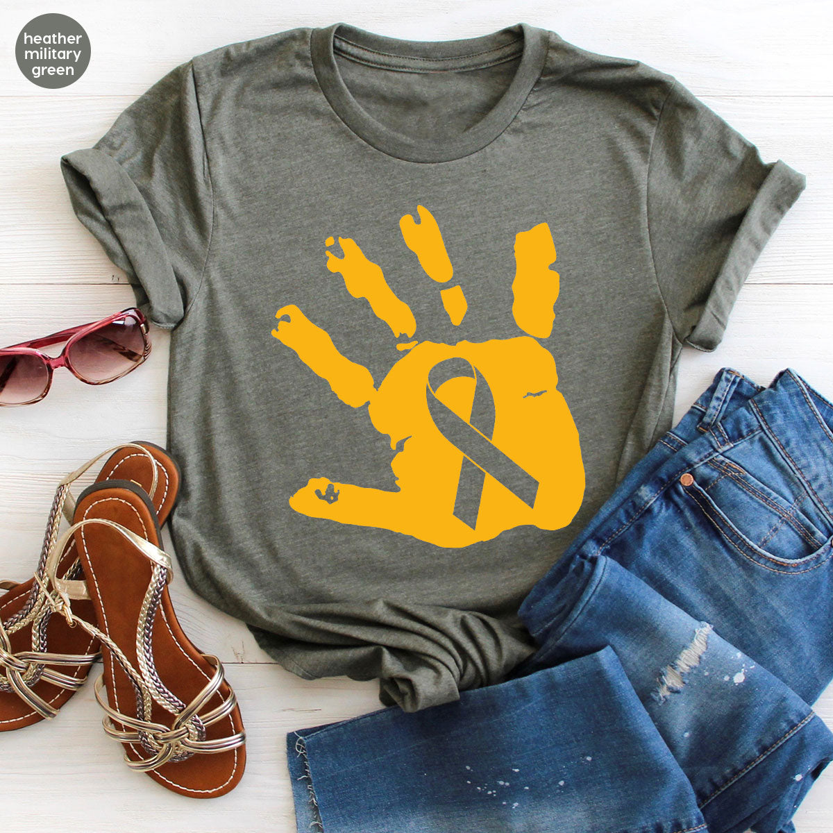 Childhood Cancer Shirt, Cancer Awareness Shirt, Mom of Cancer Warrior T-Shirt