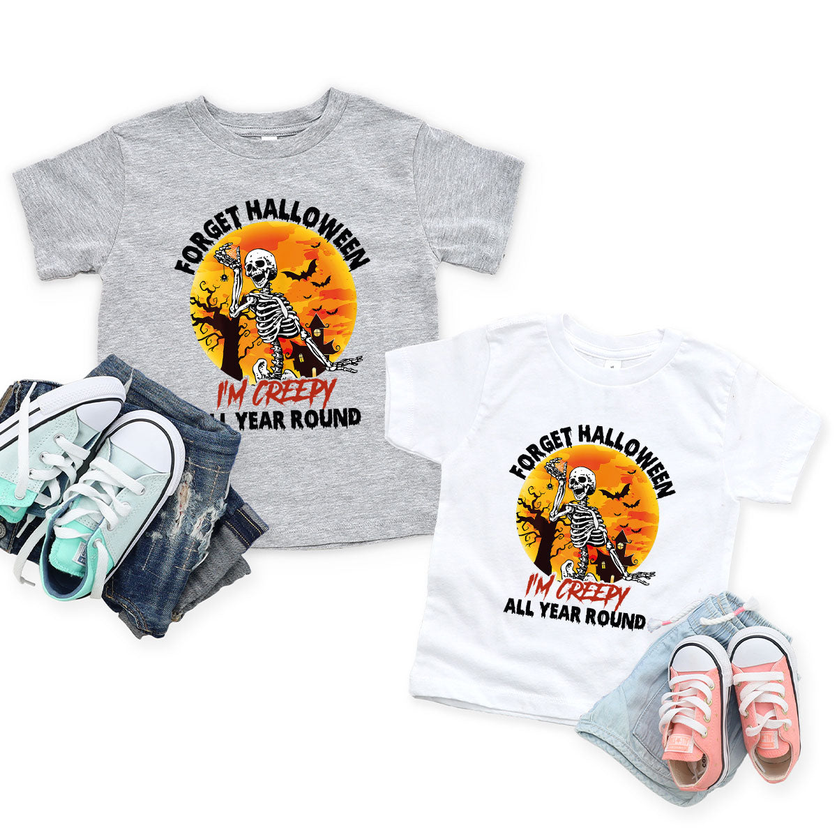 Halloween Creepy T-Shirt, Creepy Halloween Design, Creepy Halloween Tee
