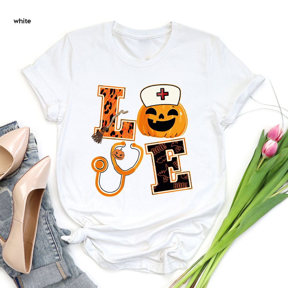 Halloween 2023 Shirt, Nurse TShirt, Pumpkin T Shirt, Halloween Nurse Shirt, Spooky TShirt, Kids Halloween Shirt, Halloween Gifts, Halloween Party