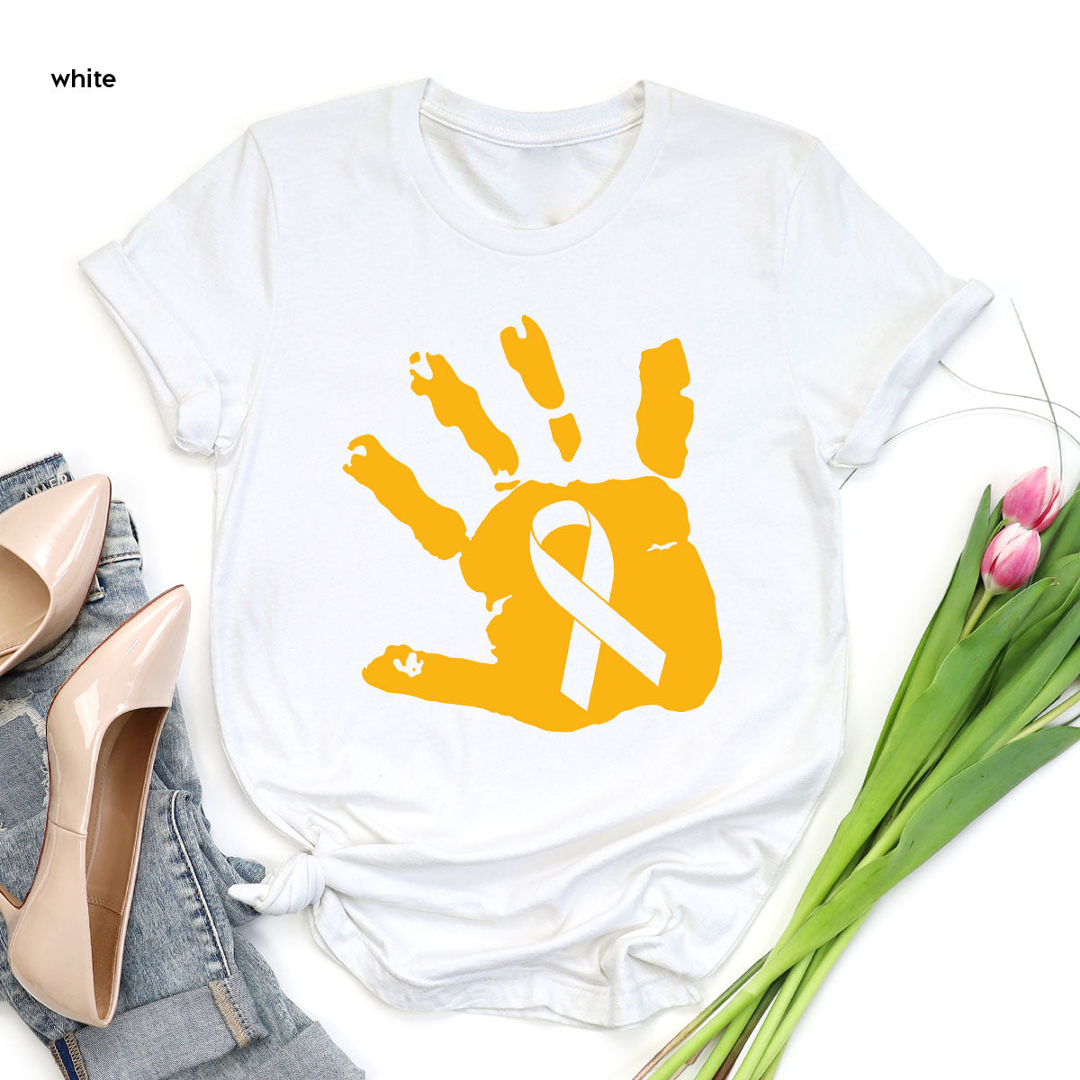 Childhood Cancer Shirt, Cancer Awareness Shirt, Mom of Cancer Warrior T-Shirt