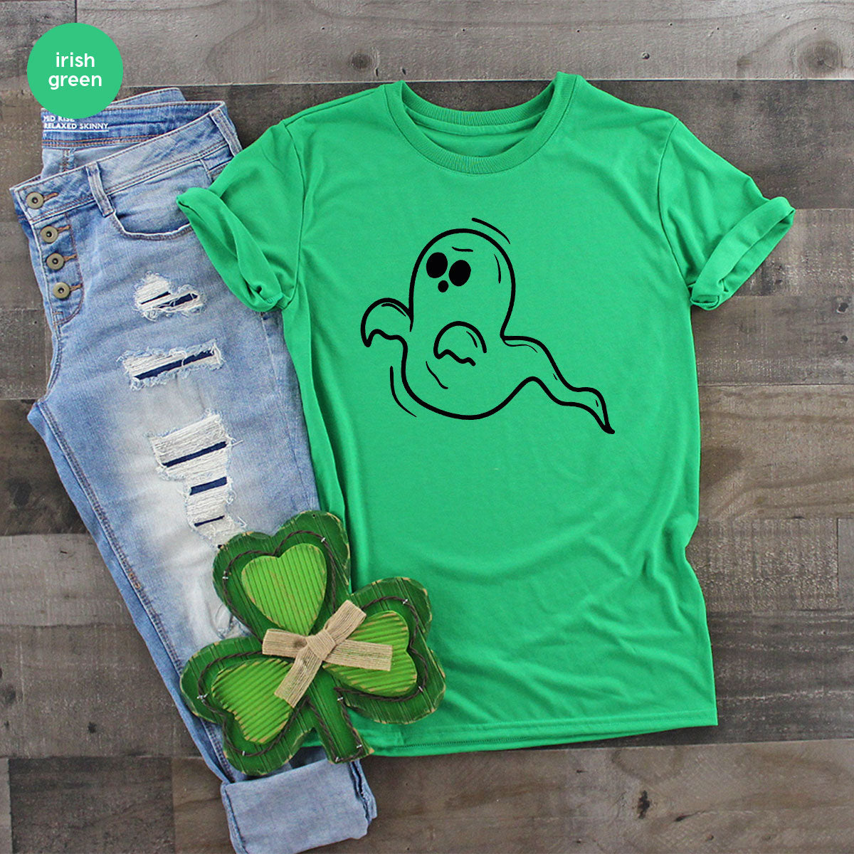 Halloween Ghost T-Shirt, Best Halloween Shirt Design, Halloween Boo Shirt