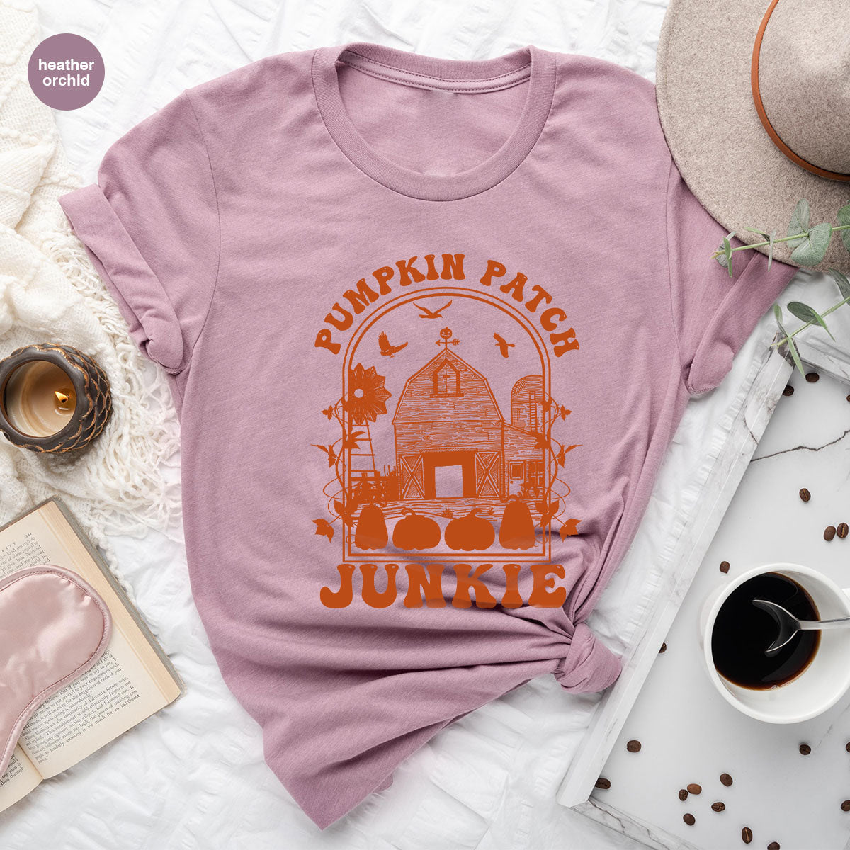 Junkie T-Shirt, Gift T-Shirt For Halloween, Pumpkin Halloween Shirt
