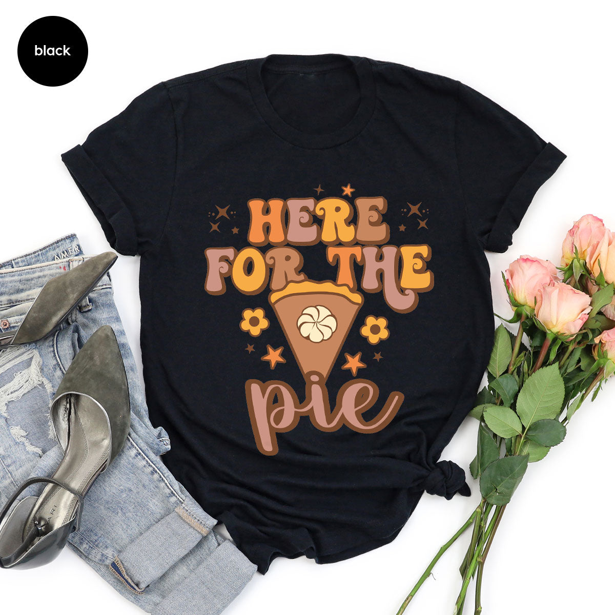 Thanksgiving Pie T-Shirt, Thanksgiving Gift For Family, Thanksgiving Desing Tee