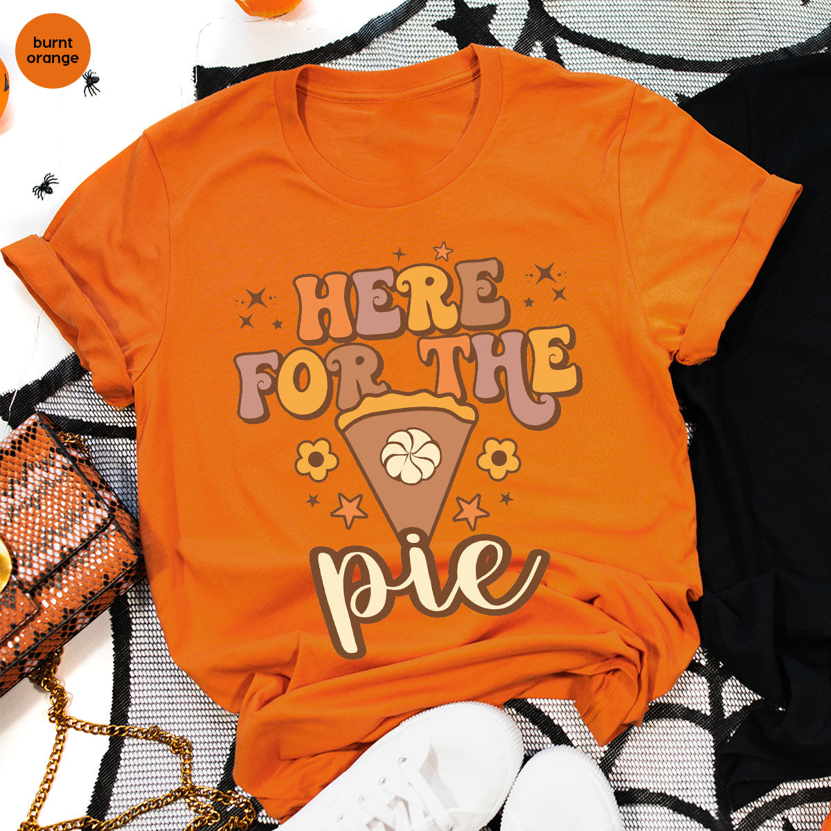 Here For The Pie Shirt, Funny Halloween Shirt, Cute Halloween Hoodie and Sweatshirt