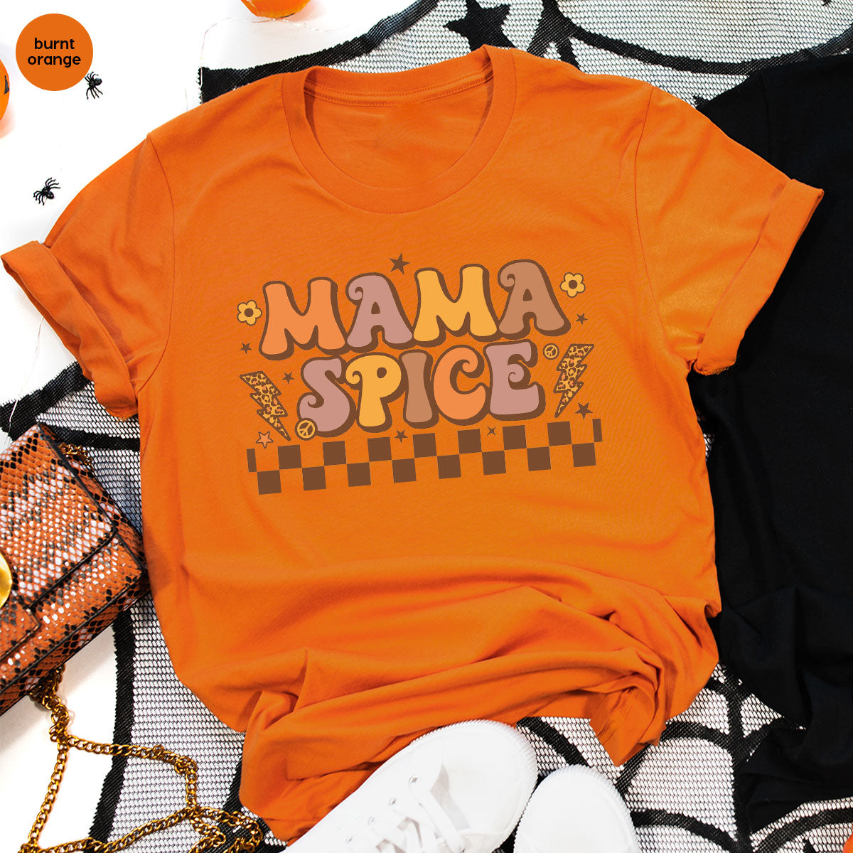 Thanksgiving Mama Shirt, Mama Spice T-Shirt, Family Matching Thanksgiving Shirt, Thanksgiving Gift Tee