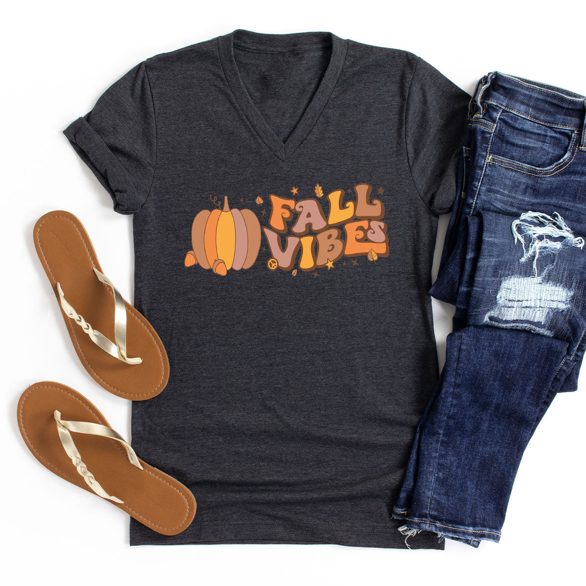 Fall Vibes Shirt, Thanksgiving 2022 Fall T-Shirt, 2022 Fall Tee