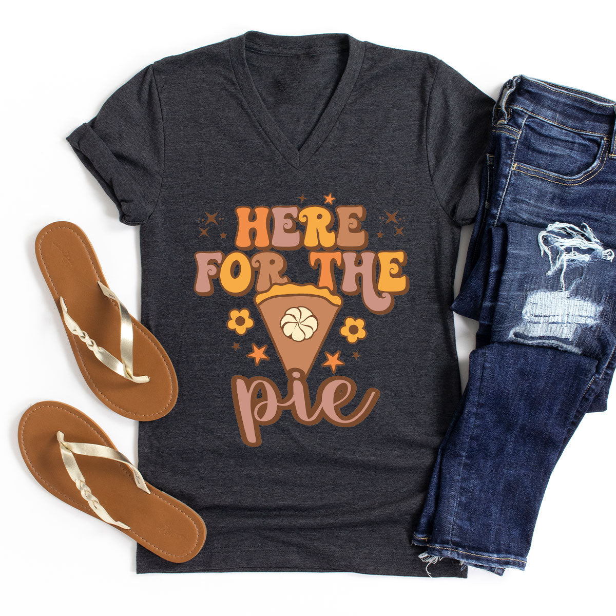 Thanksgiving Pie T-Shirt, Thanksgiving Gift For Family, Thanksgiving Desing Tee