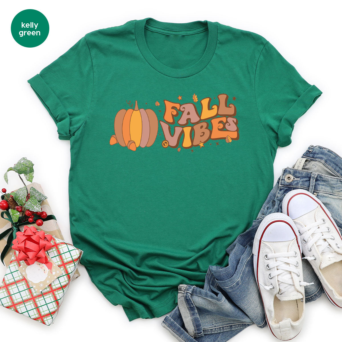 Fall Vibes Shirt, Thanksgiving 2022 Fall T-Shirt, 2022 Fall Tee