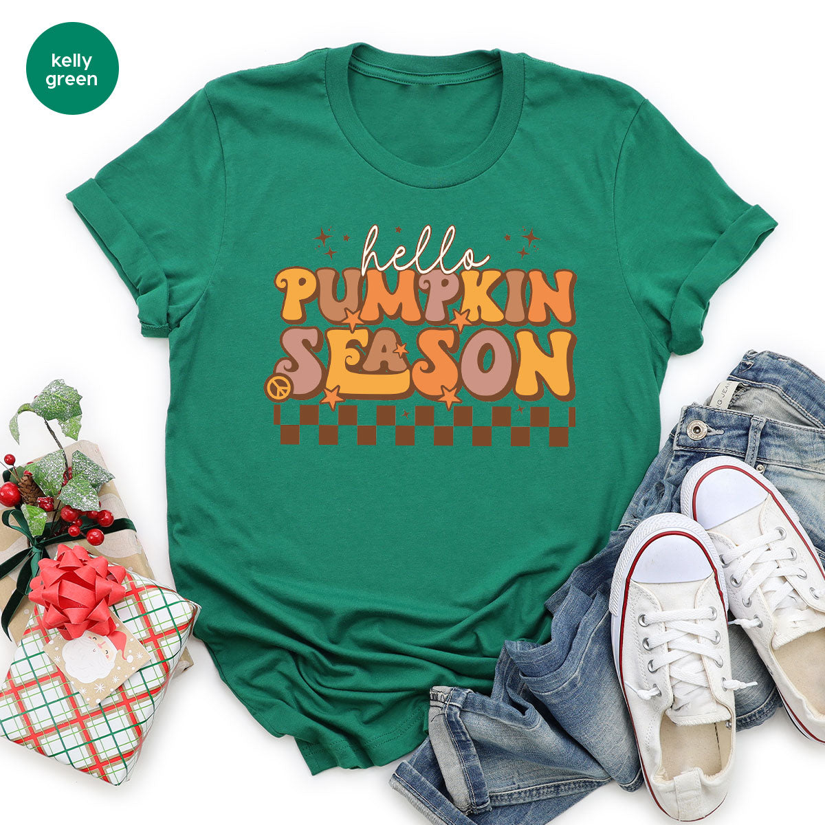 Pumpkin Season Shirt, Thanksgiving 2022 Shirt, Thanksgiving Pumpkin Design Tee