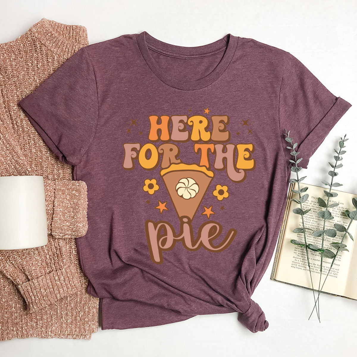 Thanksgiving Pie T-Shirt, Thanksgiving Gift For Family, Thanksgiving Desing Tee