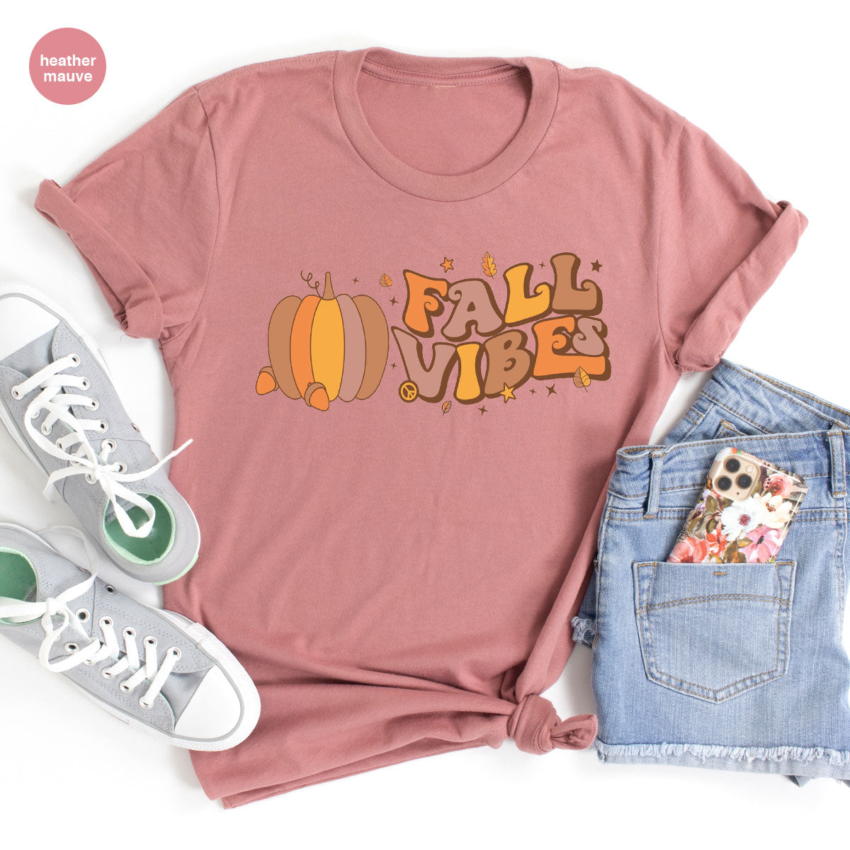 Fall Vibes Shirt, Thanksgiving 2022 Fall T-Shirt, 2022 Fall Tee