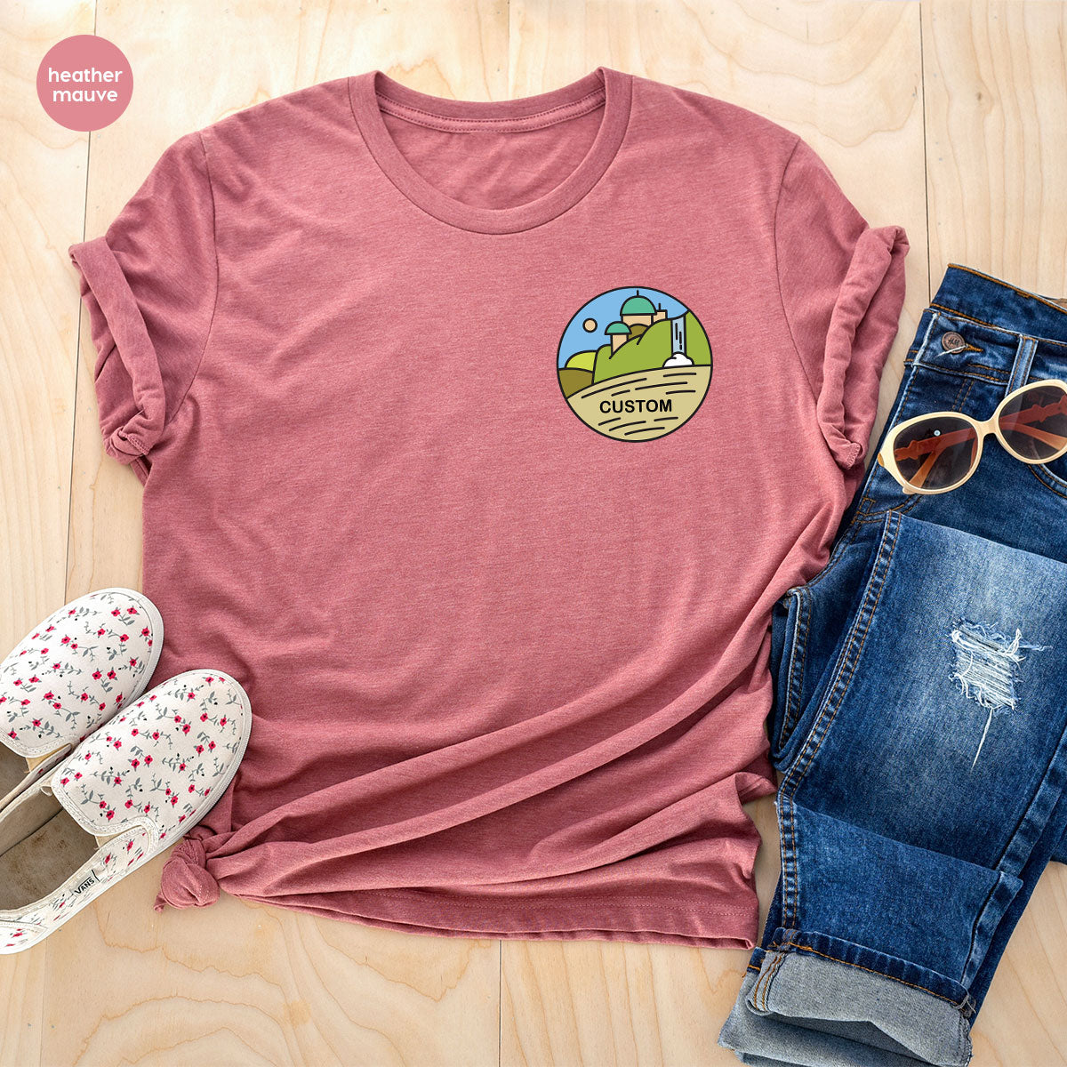 Customizable Planet Shirts, Custom Pocket Galaxy Tees, Personalized Gifts for Boyfriend, Planets Graphic Sweatshirt, Pocket Design TShirts