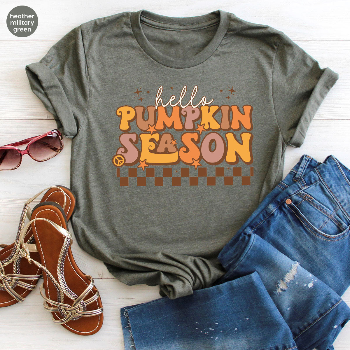 Pumpkin Season Shirt, Thanksgiving 2022 Shirt, Thanksgiving Pumpkin Design Tee