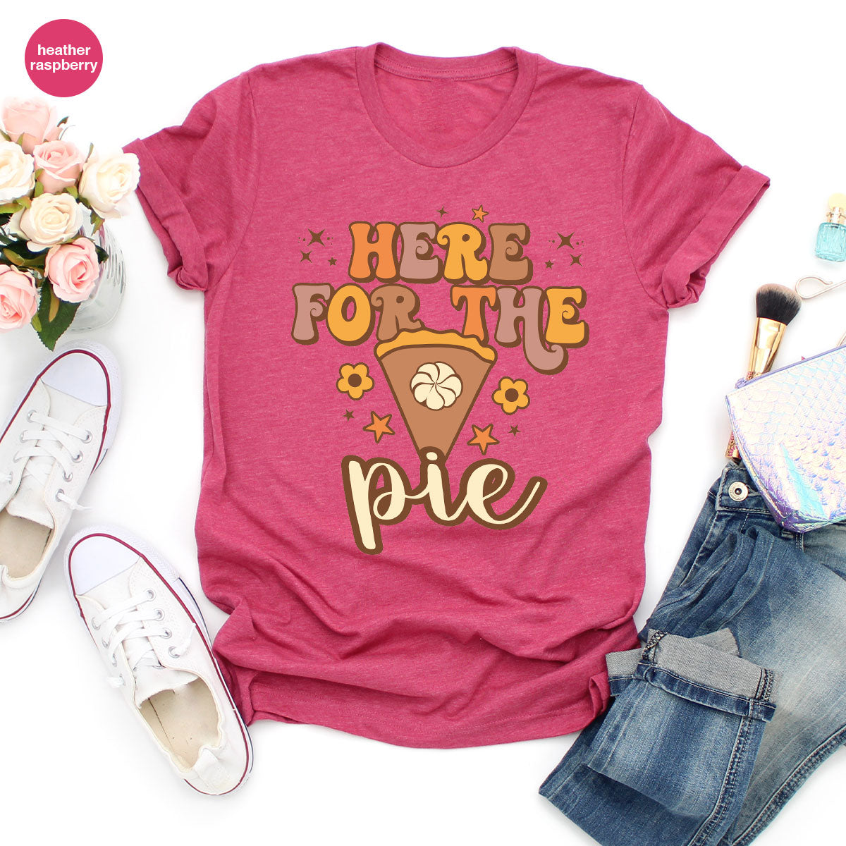 Here For The Pie Shirt, Funny Halloween Shirt, Cute Halloween Hoodie and Sweatshirt