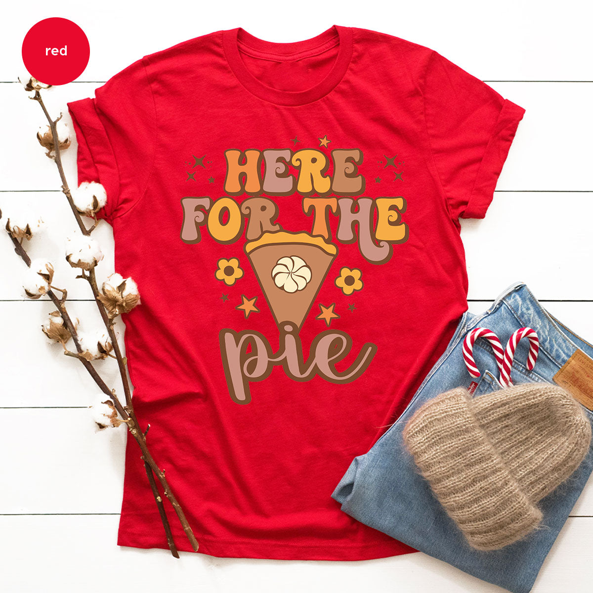 Thanksgiving Pie T-Shirt, Thanksgiving Gift For Family, Thanksgiving Desing Tee