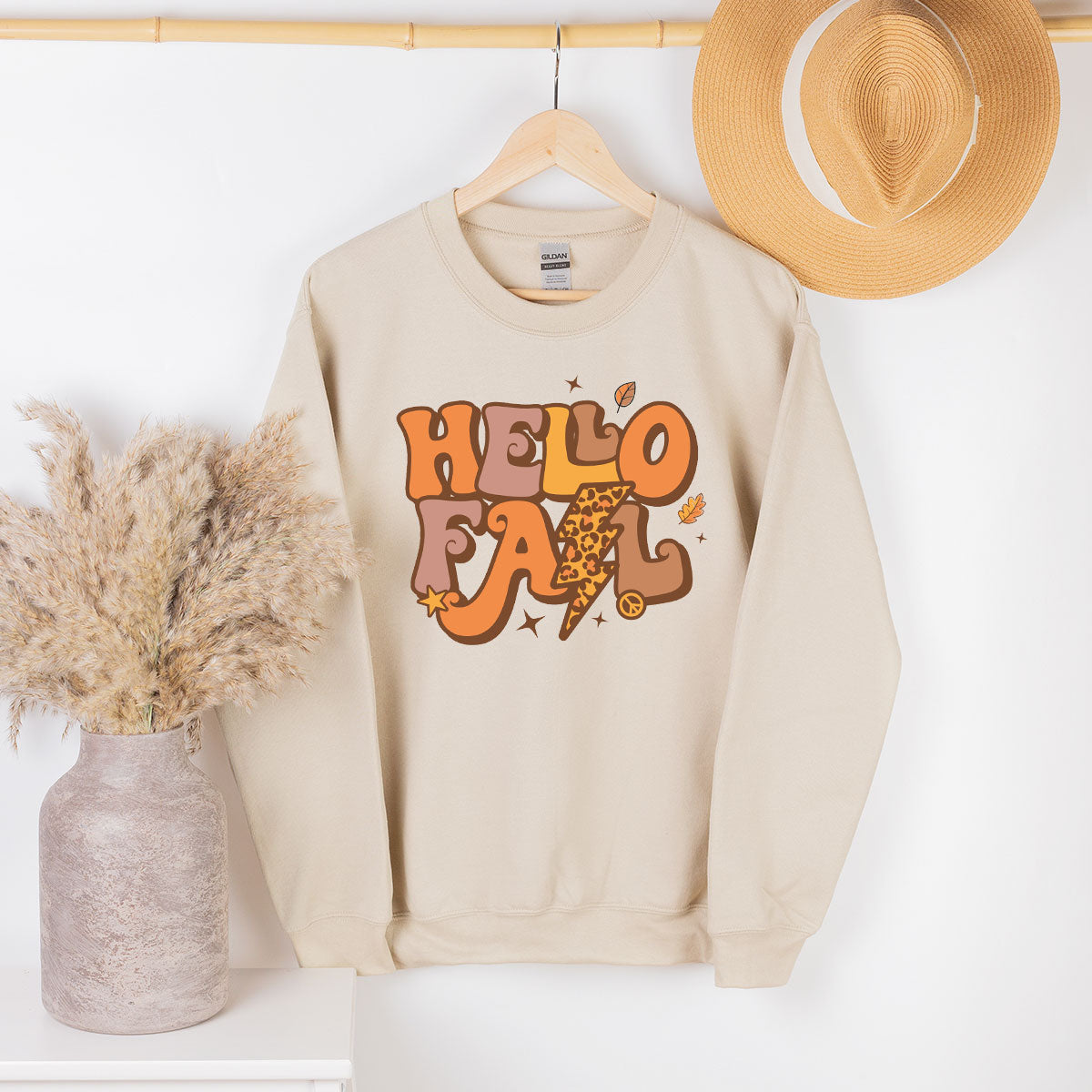 Hello Fall Shirt, Halloween Fall T-Shirt, Halloween 2022 Hoodie, Hello Halloween Long Sleeve Shirt