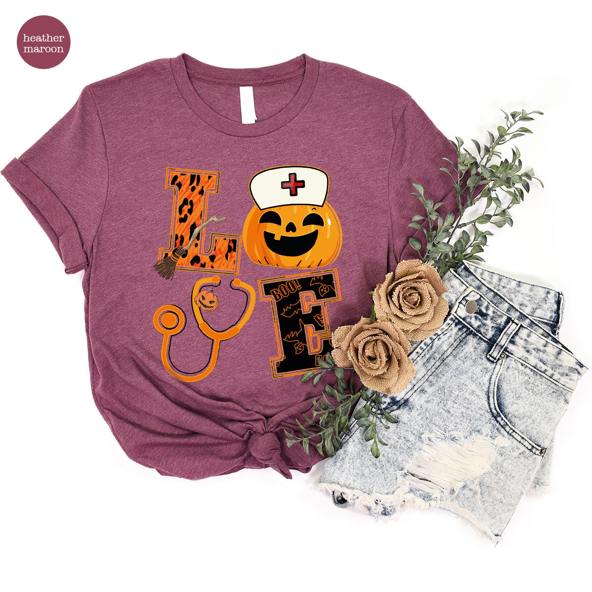 Halloween 2023 Shirt, Nurse TShirt, Pumpkin T Shirt, Halloween Nurse Shirt, Spooky TShirt, Kids Halloween Shirt, Halloween Gifts, Halloween Party