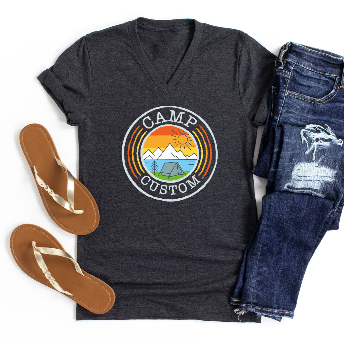 Custom Camp T-Shirt, Camping Shirt İdea, Personalized Camping Shirt –  Fastdeliverytees.com