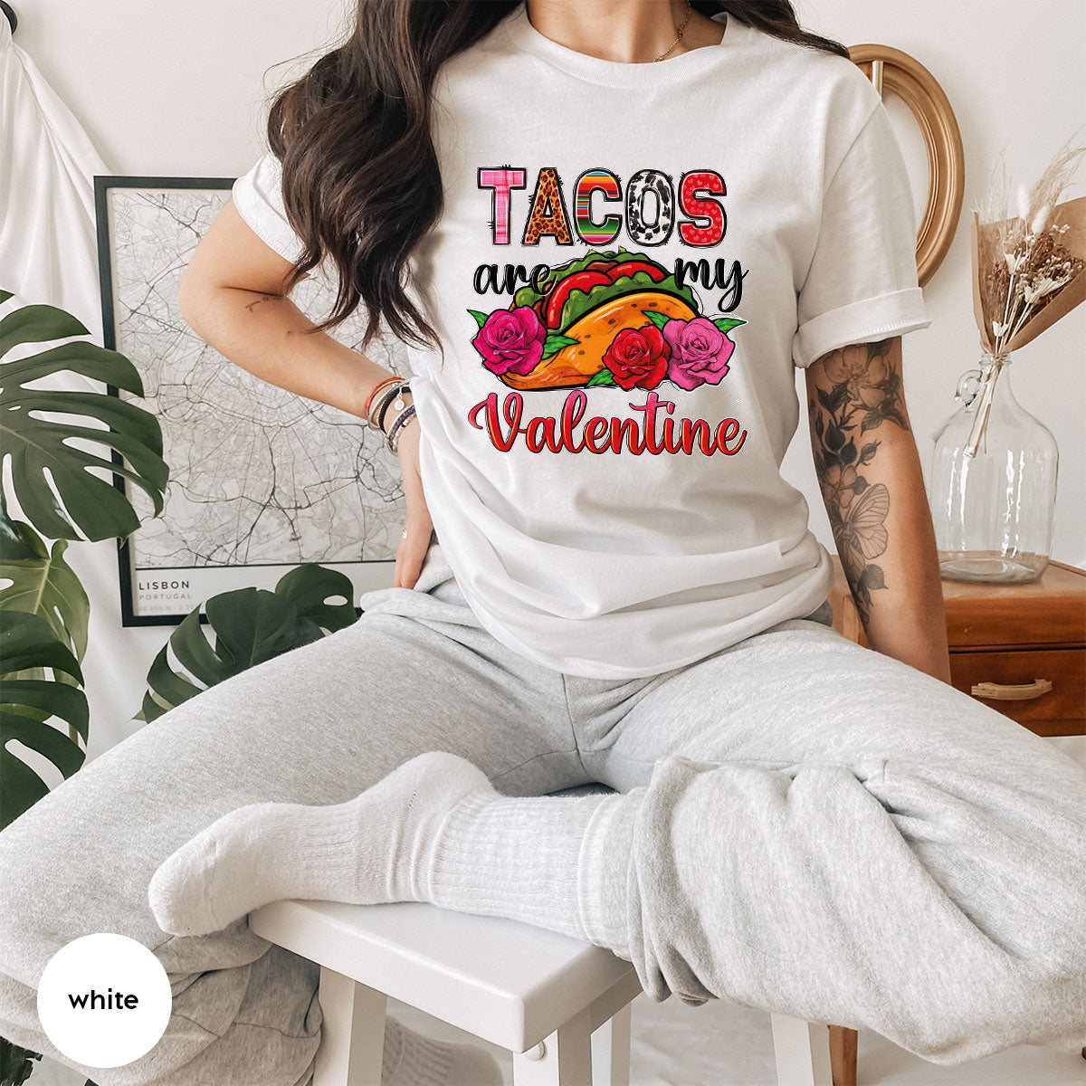 Tacos Are My Valentine Shirt, Gift To My Taco Lover, Taco Shirt