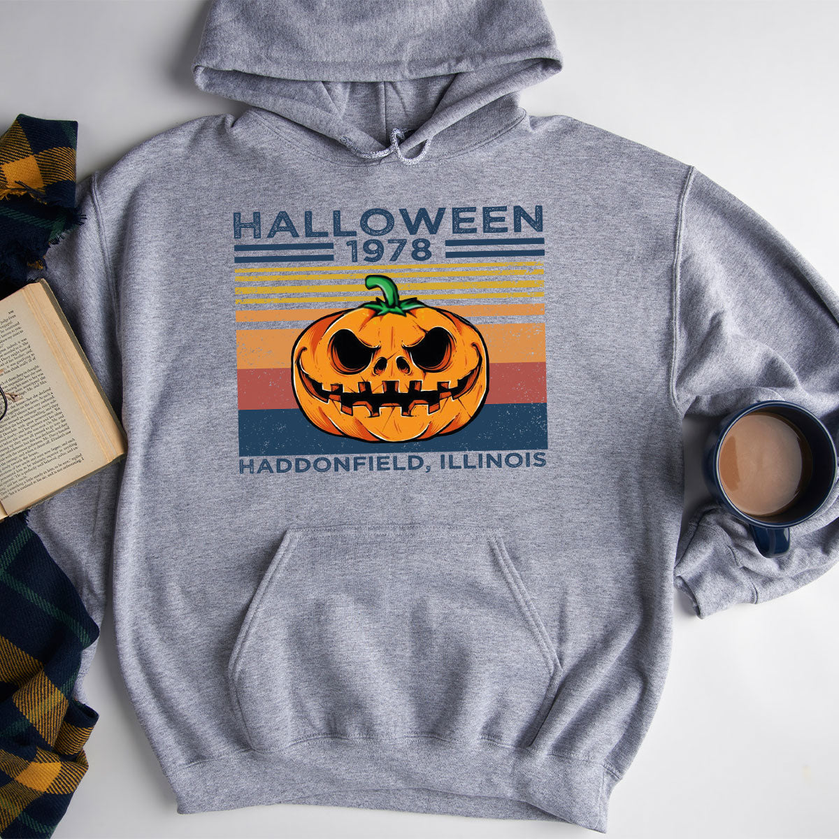 Horror Pumpkin Sweatshirt, Halloween 2022 Sweatshirt, Funny Halloween Long Sleve Shirt