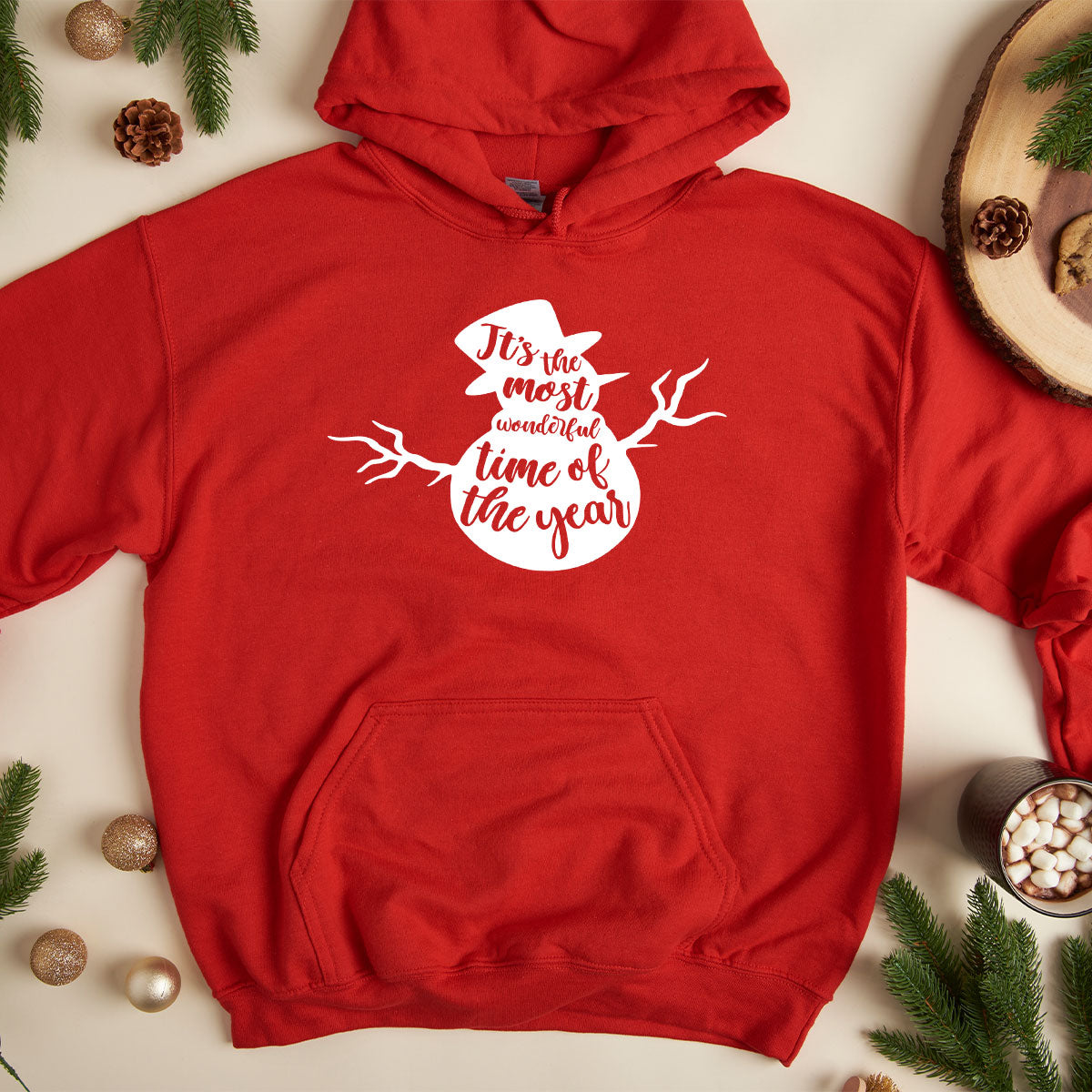 Snowman Christmas Hoodie, Funny Christmas Design, 2023 Xmas Funny Sweatshirt