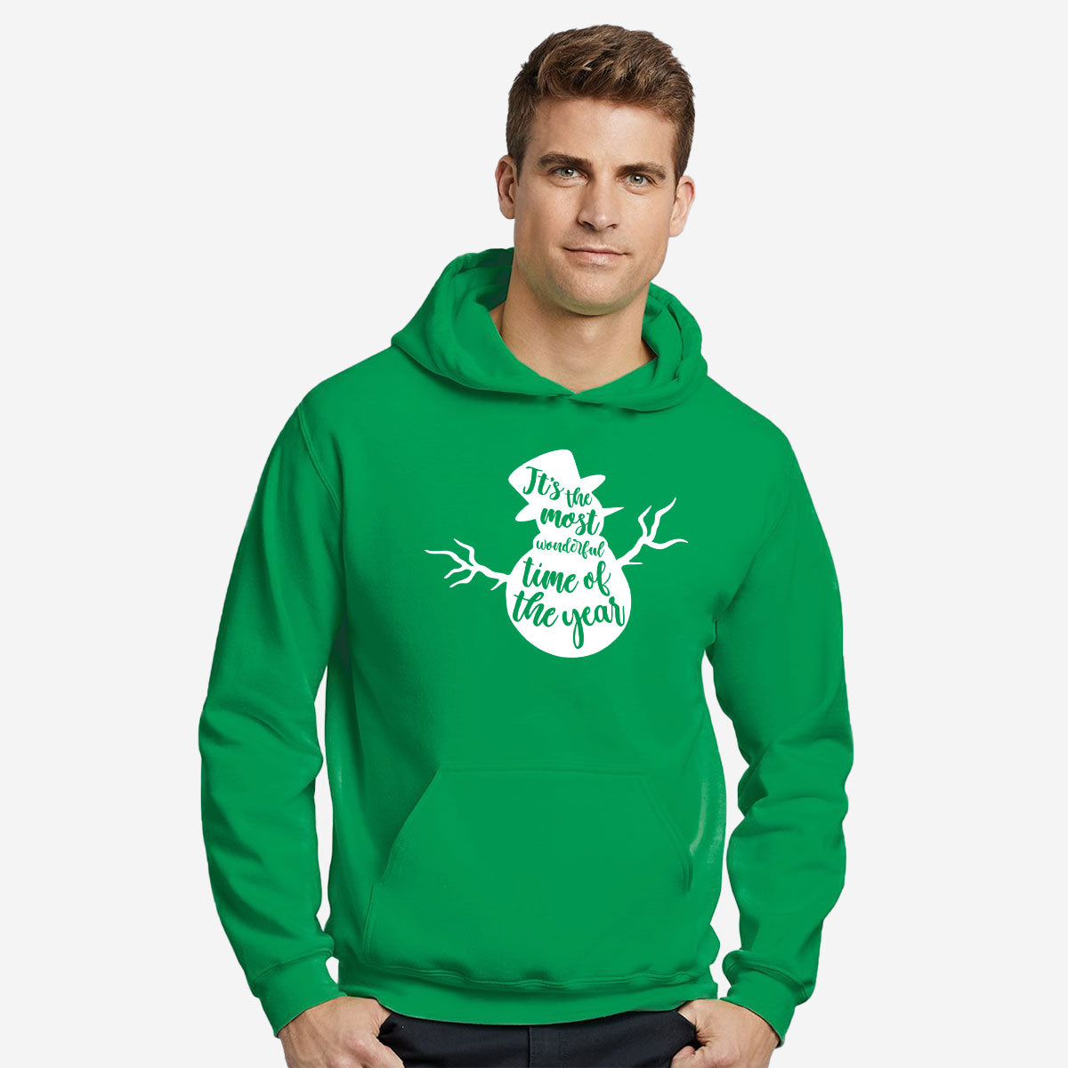 Snowman Christmas Hoodie, Funny Christmas Design, 2023 Xmas Funny Sweatshirt