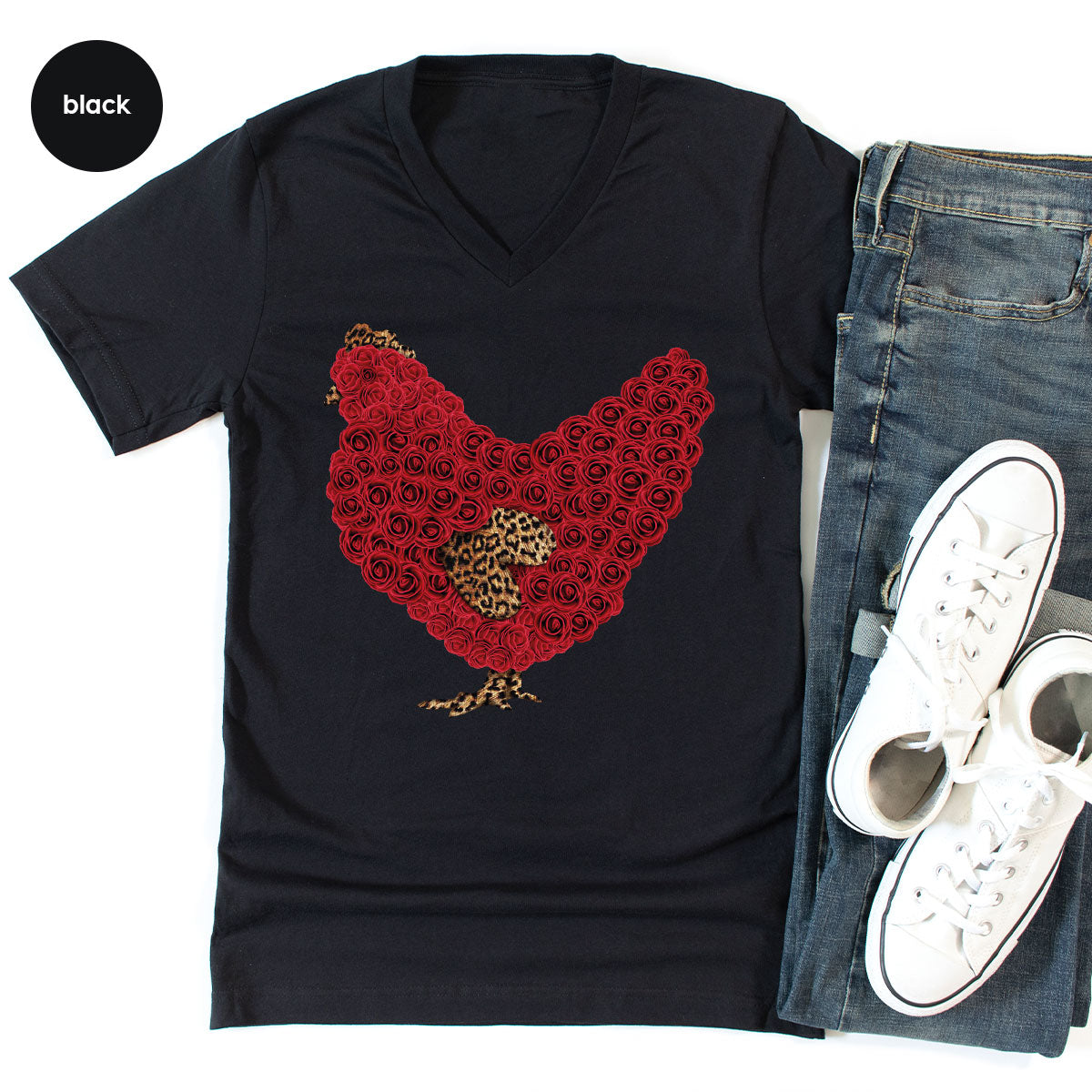 Heart of Chicken Shirt, Funny Valentine Day Gift, Special Gift for Feb 14