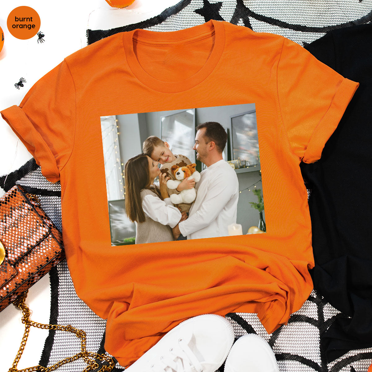 Custom Family T-Shirt, Customizable Photo Shirt, Baby Photo Tee, Family Custom Photo T-Shirt