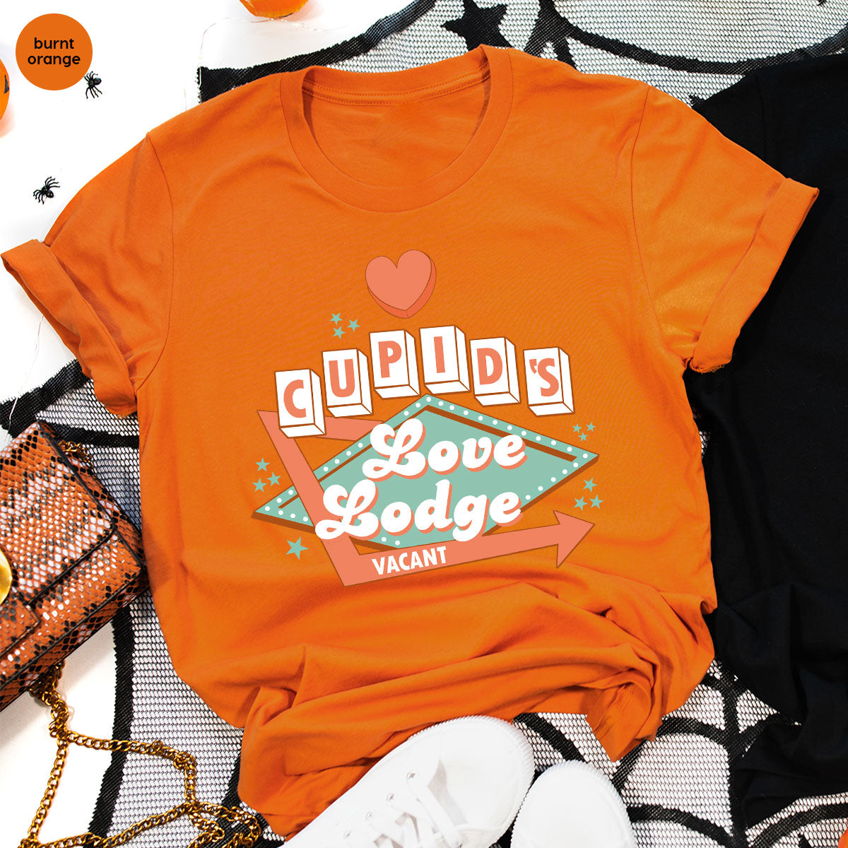 Love Lodge T-Shirt, Valentine's Day Tee, Cupid' Love Lodge Tee, Valentine Shirt