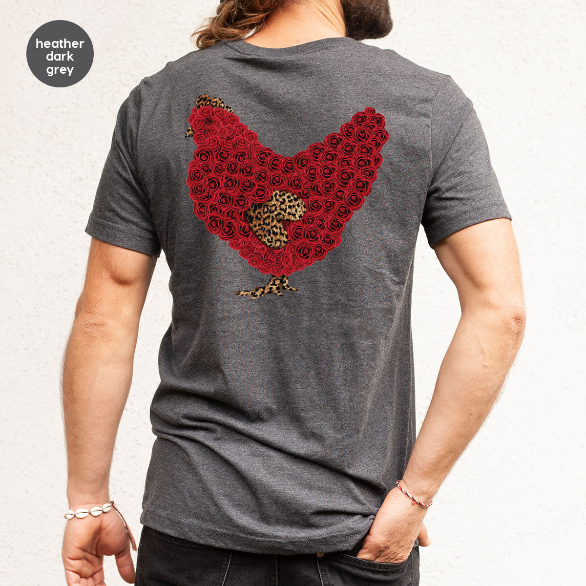 Heart of Chicken Shirt, Funny Valentine Day Gift, Special Gift for Feb 14